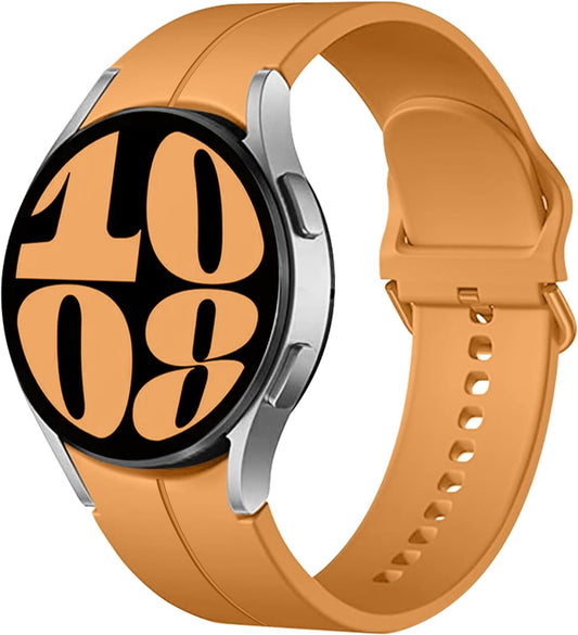 Bands for Galaxy Watch 5 Pro 45Mm Bands/Galaxy Watch 7 6 5 4 Bands 44Mm 40Mm, Sport Silicone Bands Compatible for Samsung Galaxy Watch 6 43 47Mm/Galaxy Watch 4 Classic 42 46Mm Straps Women Men