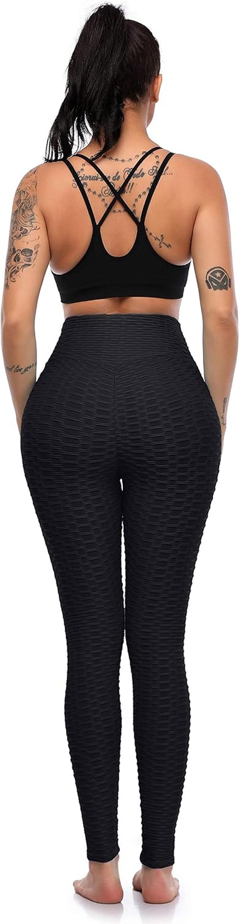 Workout Leggings for Women High Waist Yoga Pants Running Butt Lift Tights Slimming Booty Leggings