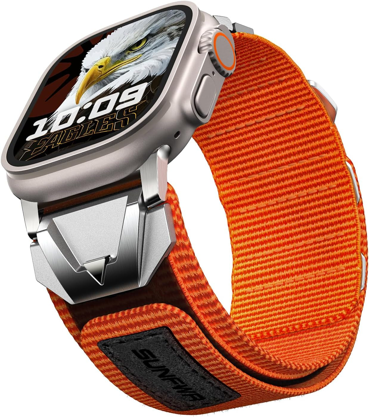 Nylon Sport Band Compatible with Apple Watch Band 49Mm 46Mm 45Mm 44Mm 42Mm, Rugged Strap for Iwatch Bands Ultra Series 10/9/8/7/6/5/4/3/2/1/SE, Durable Wristbands for Men Women