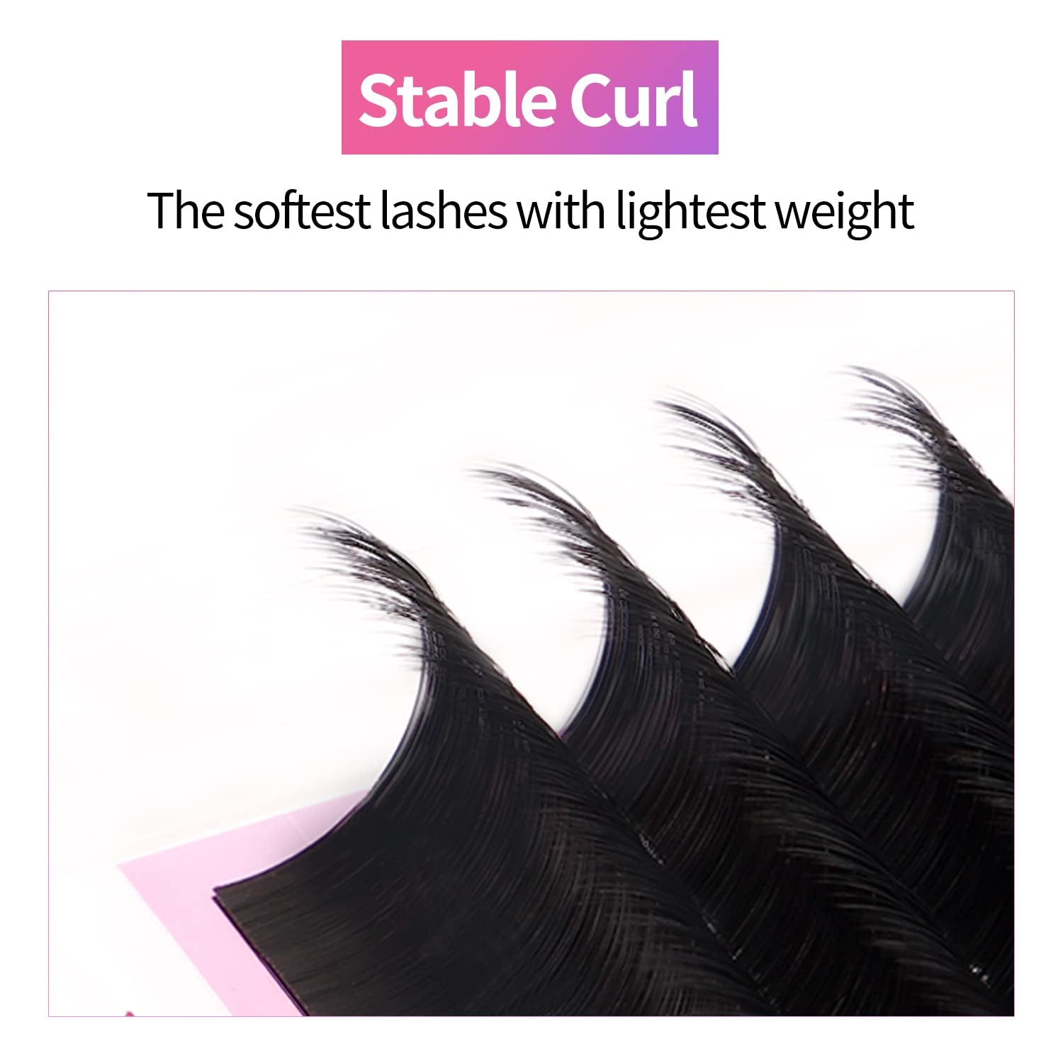 INC Classic Volume Lash Extensions 0.03-0.20 J/B/L/C/CC/D/DD Curl 5-25Mm Mixed & Single Length Tray, Premium Silk Eyelashes, Professional Supplies for Lash Techs(Matte Black 0.15 D 8-16Mm)