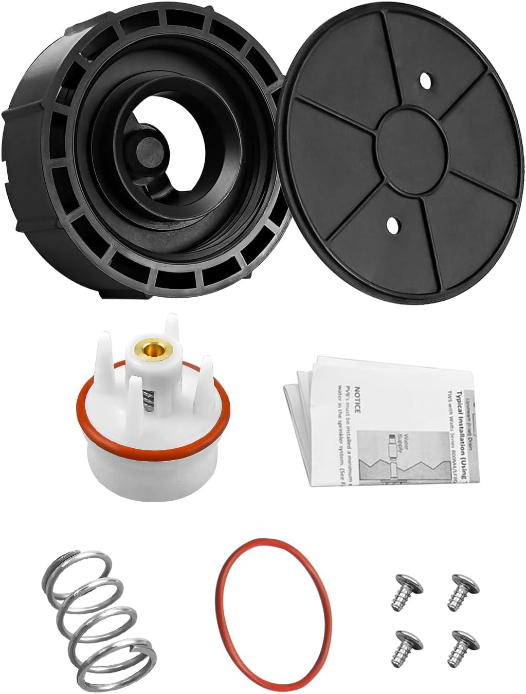 1 Inch Backflow Convert Kit Fit for 0887718 Replace 800M4-QT to 800M4-FR, 1" Freeze-Resistant Retro Kit