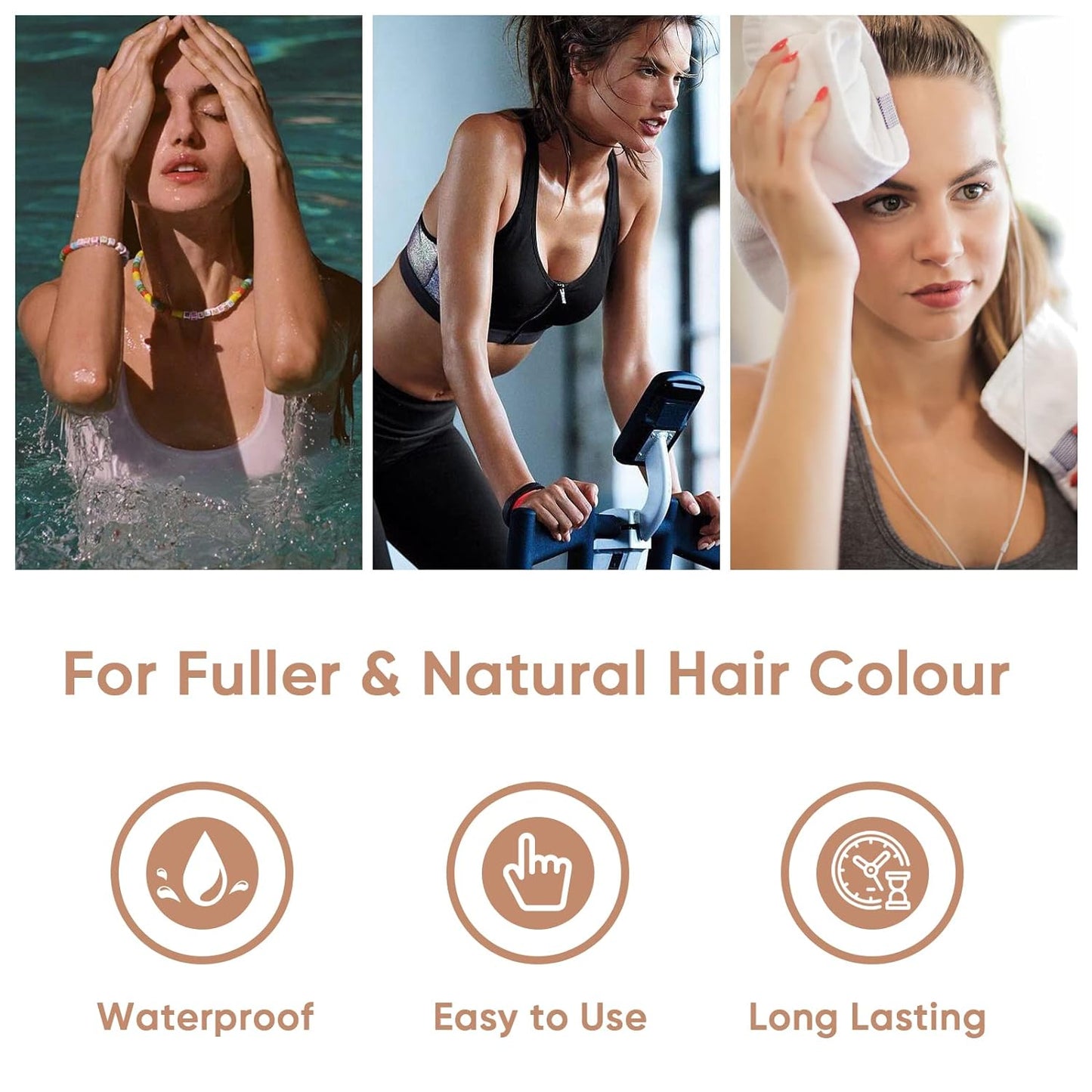 Lash Color Kit - Professional Eyelash and Brow Color with Natural Black Effects, Safe & Easy to Use 8Ml