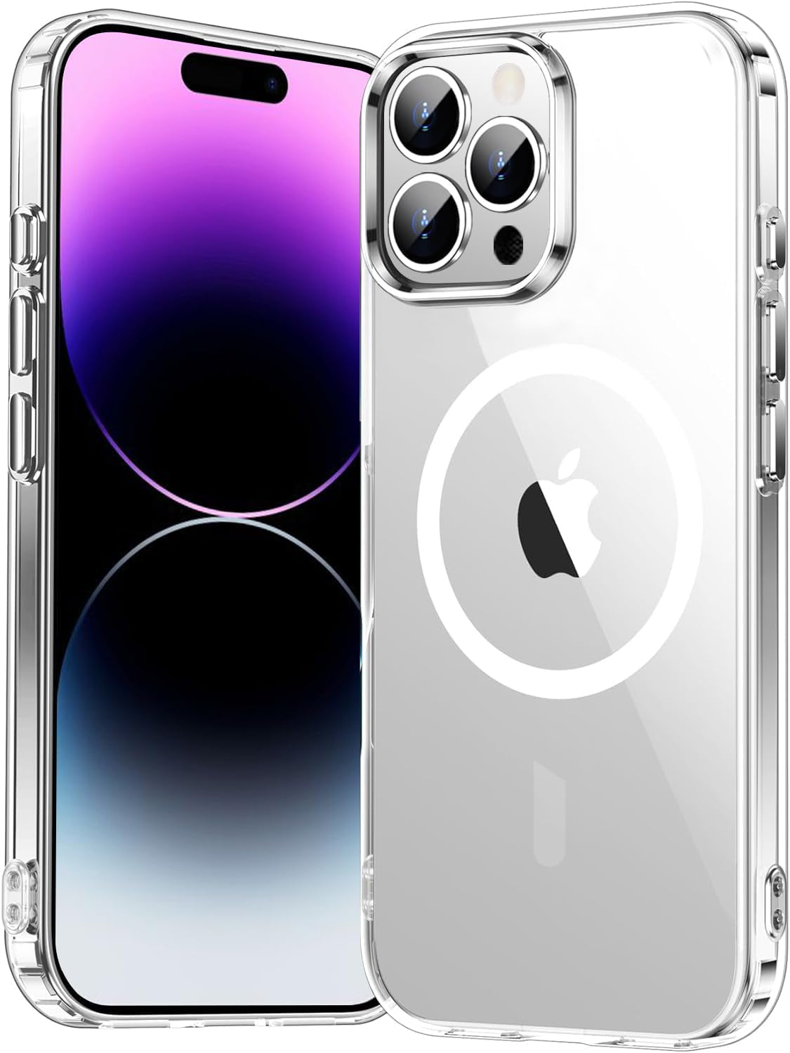 for Iphone 16E Case, [Compatible with Magsafe][Anti-Yellowing][Military-Grade Protection] Shockproof Slim Magnetic Phone Sleeve for Iphone 16E 6.1'', Clear TRUCK DRIVER