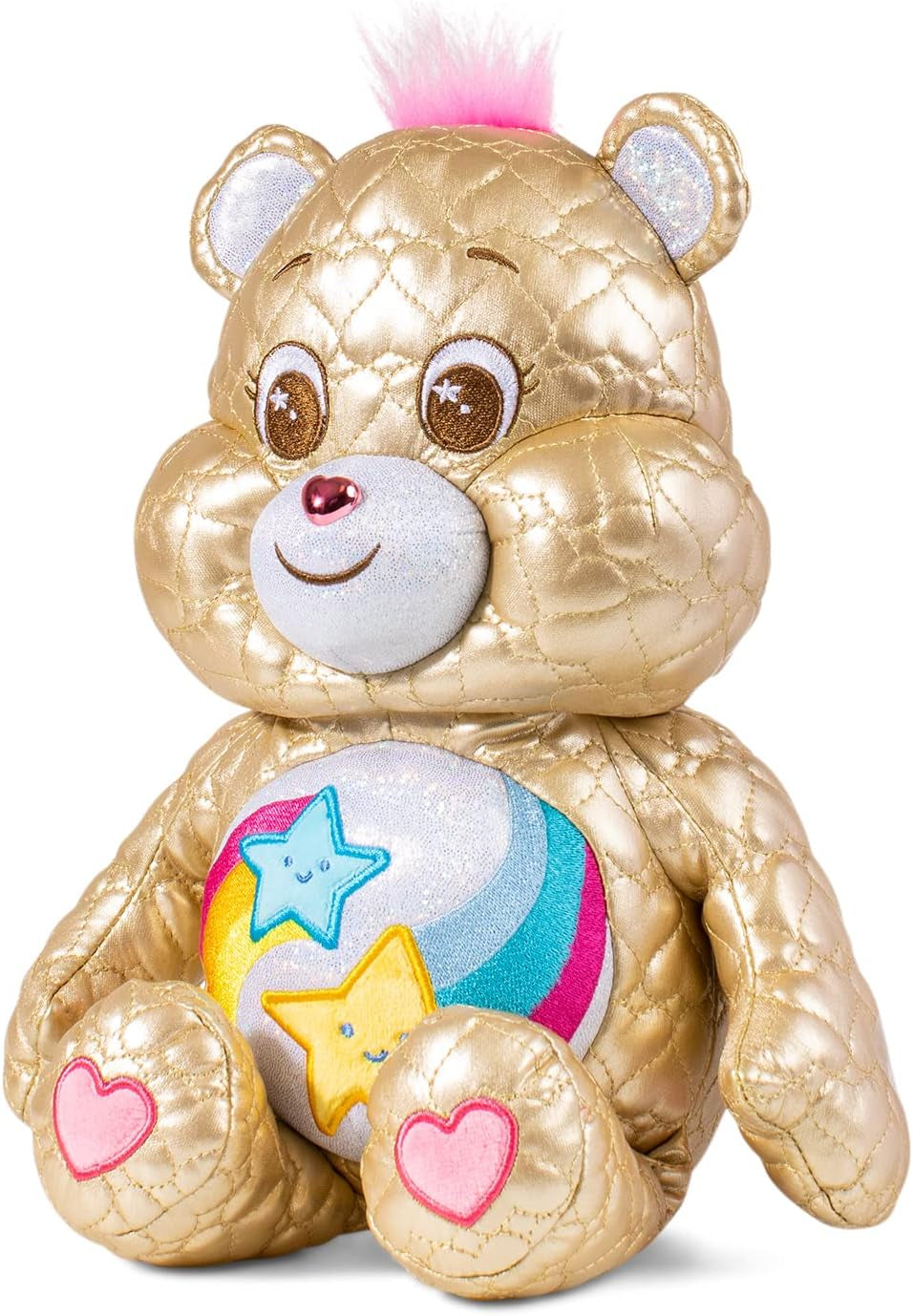 Care Bears | Limited Edition Quilted Dare to Care Bear | Collectible Cute Soft Toy, Cuddly Toy for Boys and Girls, Medium Plush Teddy, Plushie for Kids, Children Ages 4+ |  22335 UK