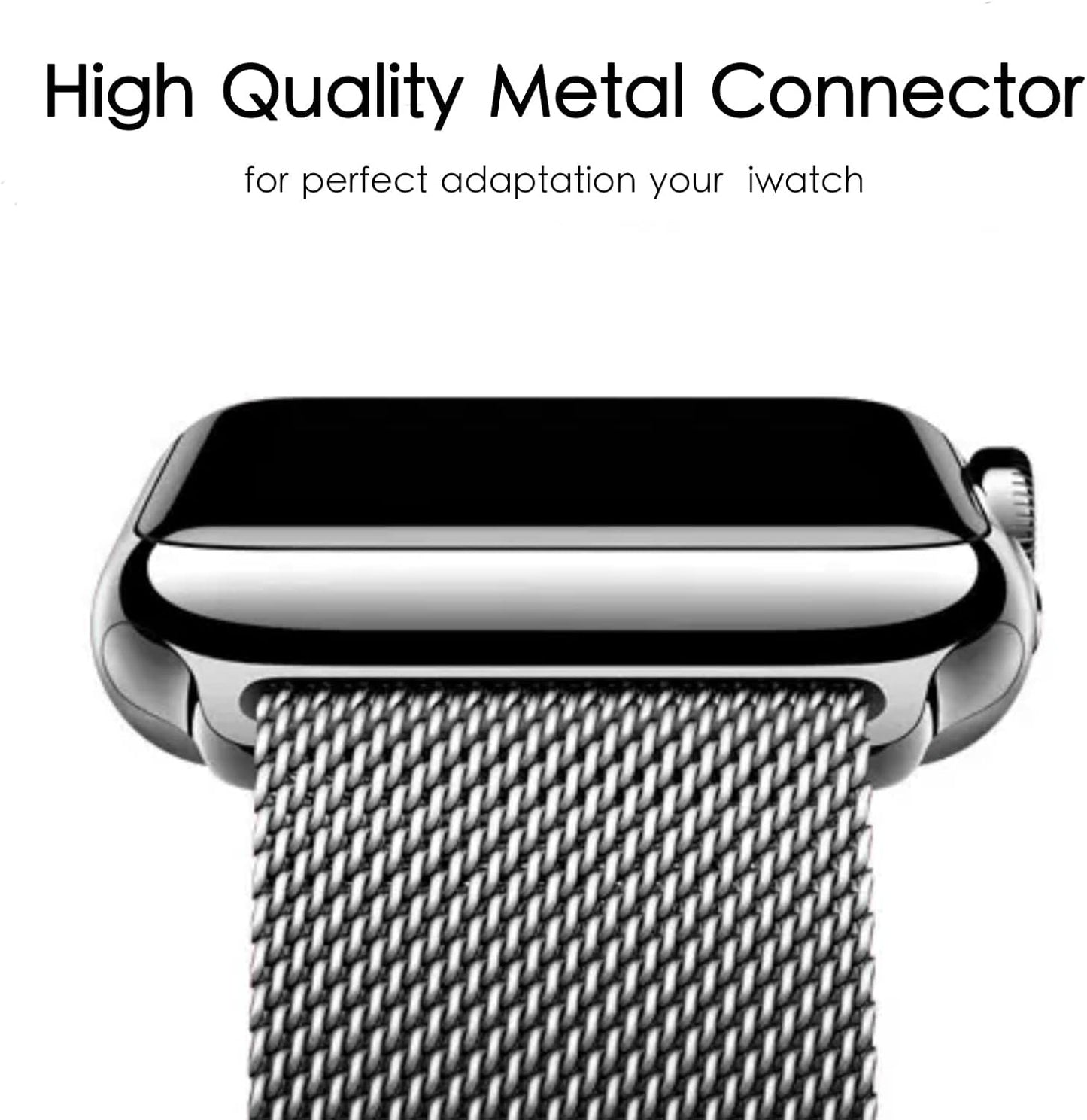 Compatible with Apple Watch Band, Milanese Loop for Apple Watch Band 38Mm 40Mm 41Mm 42Mm 44Mm 45Mm 49Mm, Compatible Apple Watch Series 9, Ultra 2, SE, Ultra, 8 7 6 5 4 3 2 1