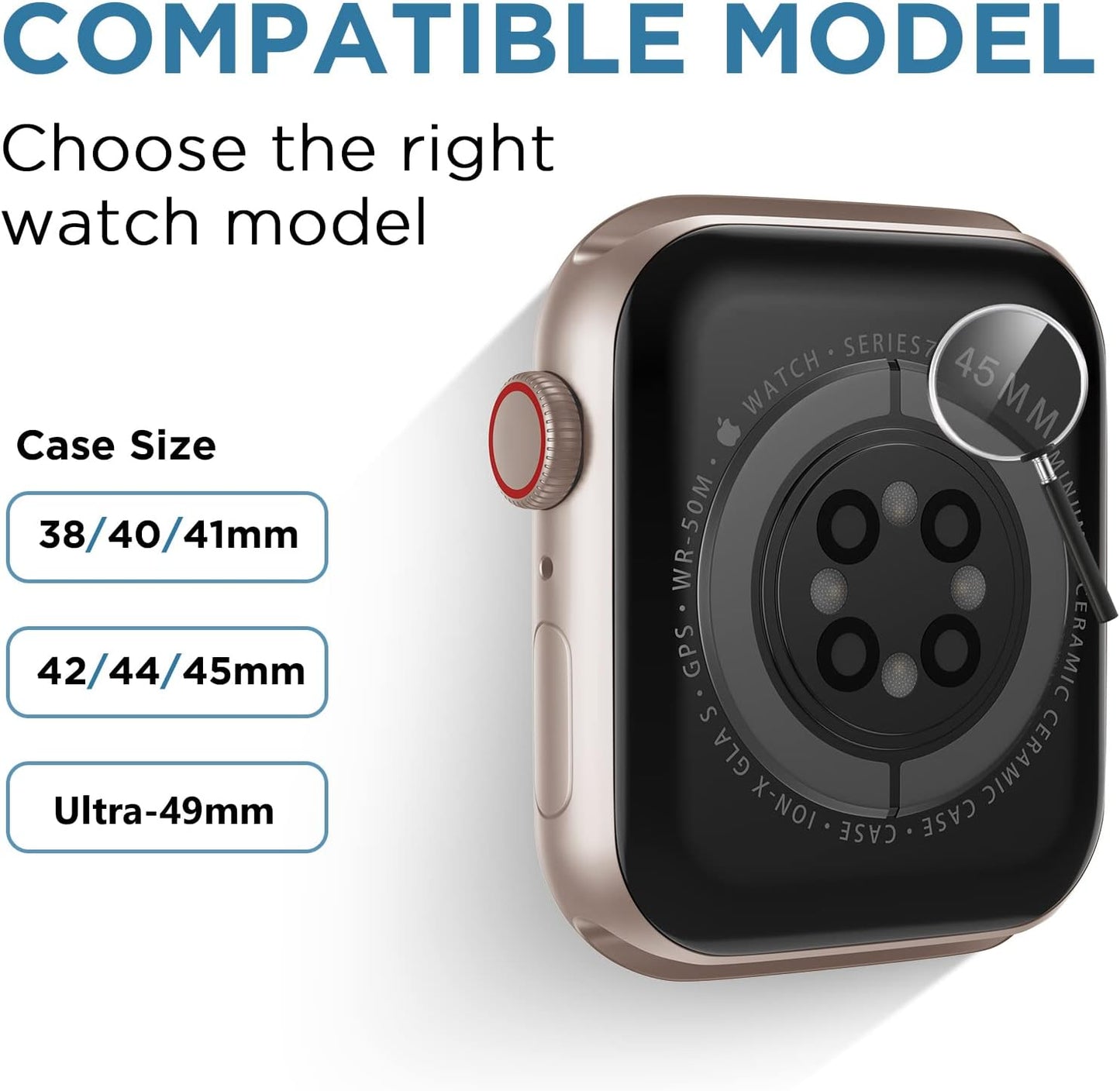 [5 Packs Compatible for Clear Apple Watch Band 49Mm 45Mm 44Mm 42Mm 41Mm 40Mm 38Mm, Jelly Crystal Women Men Watch TPU Strap for Iwatch Series 9 8 7 6 5 4 3 2 1 Ultra 2/1 SE