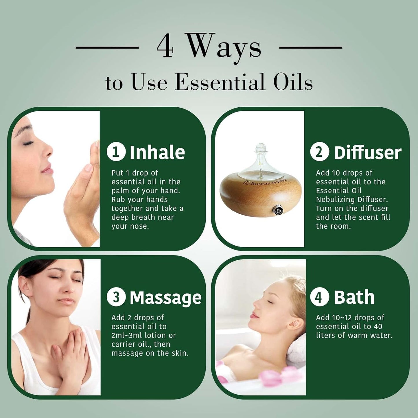 Organic Patchouli Essential Oil - USDA Organic, 100% Pure, Therapeutic Grade for Aromatherapy, Skin Care, Diffuser - 10Ml Oil by B TLBH