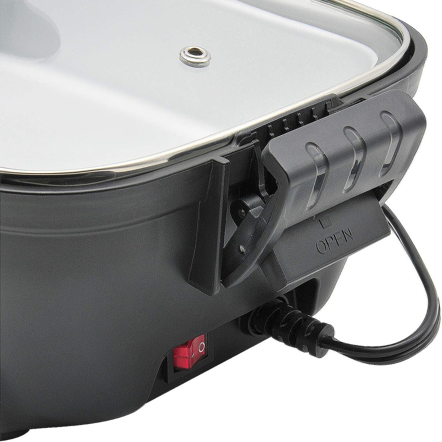 RPSC200 12V Power Supply Portable, Personal Sized Roaster for Car, Truck, Camping, Tailgating – Cook or Re-Heat Delicious Meals and Leftovers