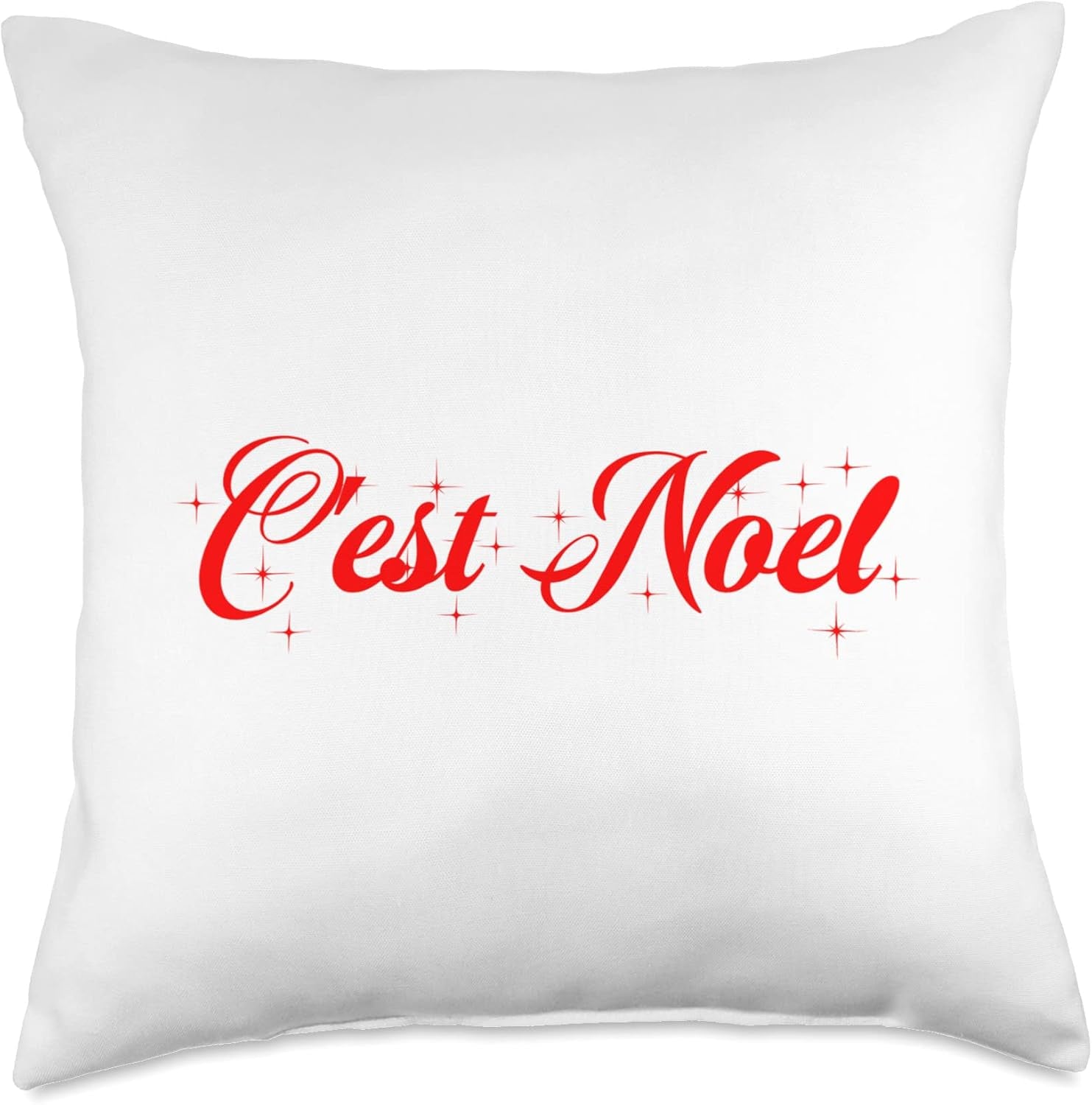 Joyeux Noel , C'Est Noel,  Throw Pillow