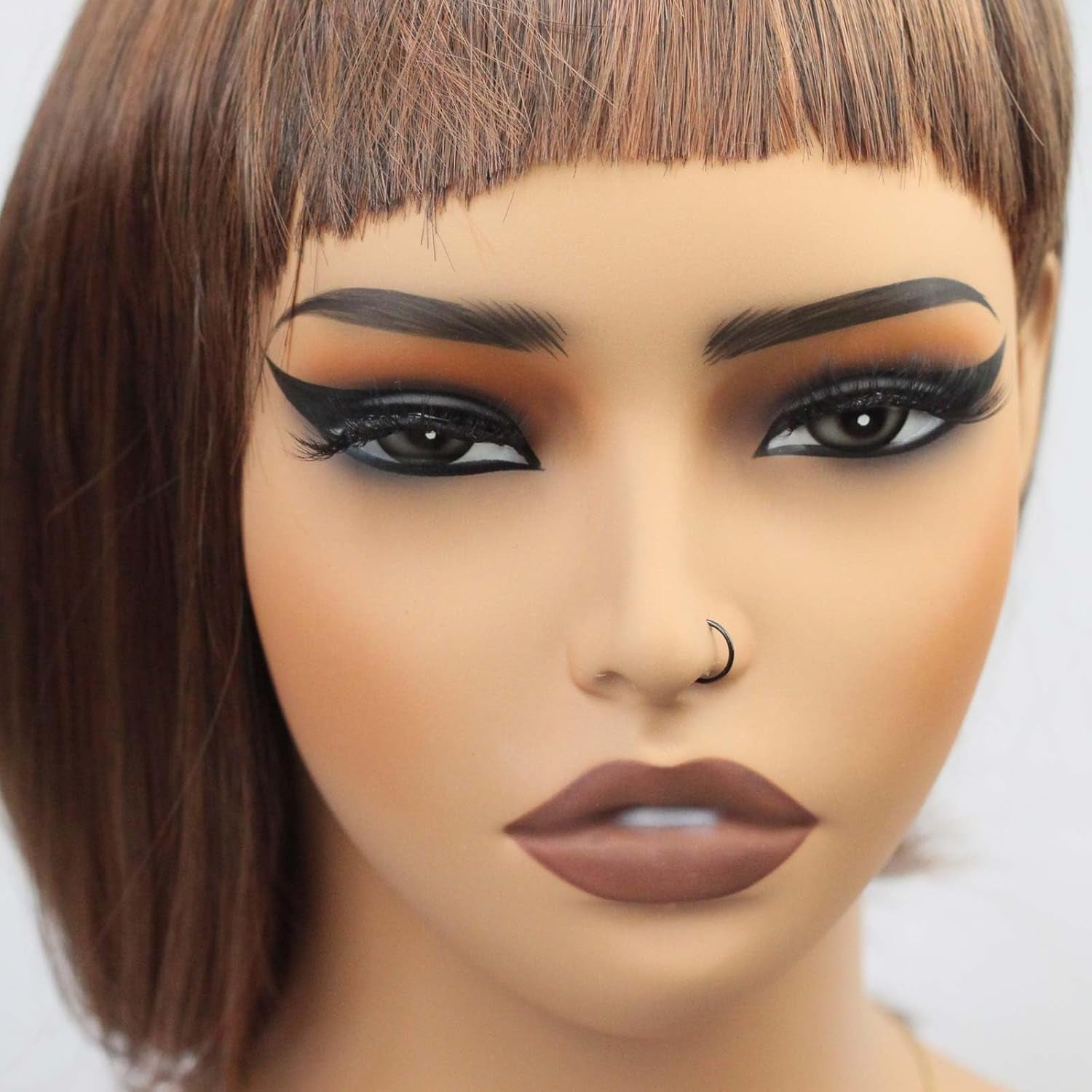 Hypoallergenic Nose Hoop Rings 20G/18G/16G/14G/12G/10G/8G/6G Steel Hinged Clicker Segment Gold/Rose Gold/Black/Pink Color