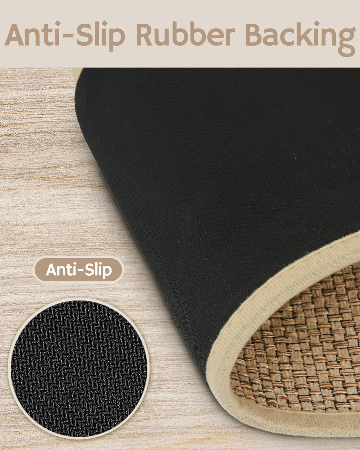 Stair Treads Non-Slip, Stair Runners for Wooden Steps, 8"X30", Stair Carpet Treads, Stair Rugs for Kids and Dogs,15Pcs, Rubber Backing Stair Covers for Wood Stairs, Stair Mats, Beige