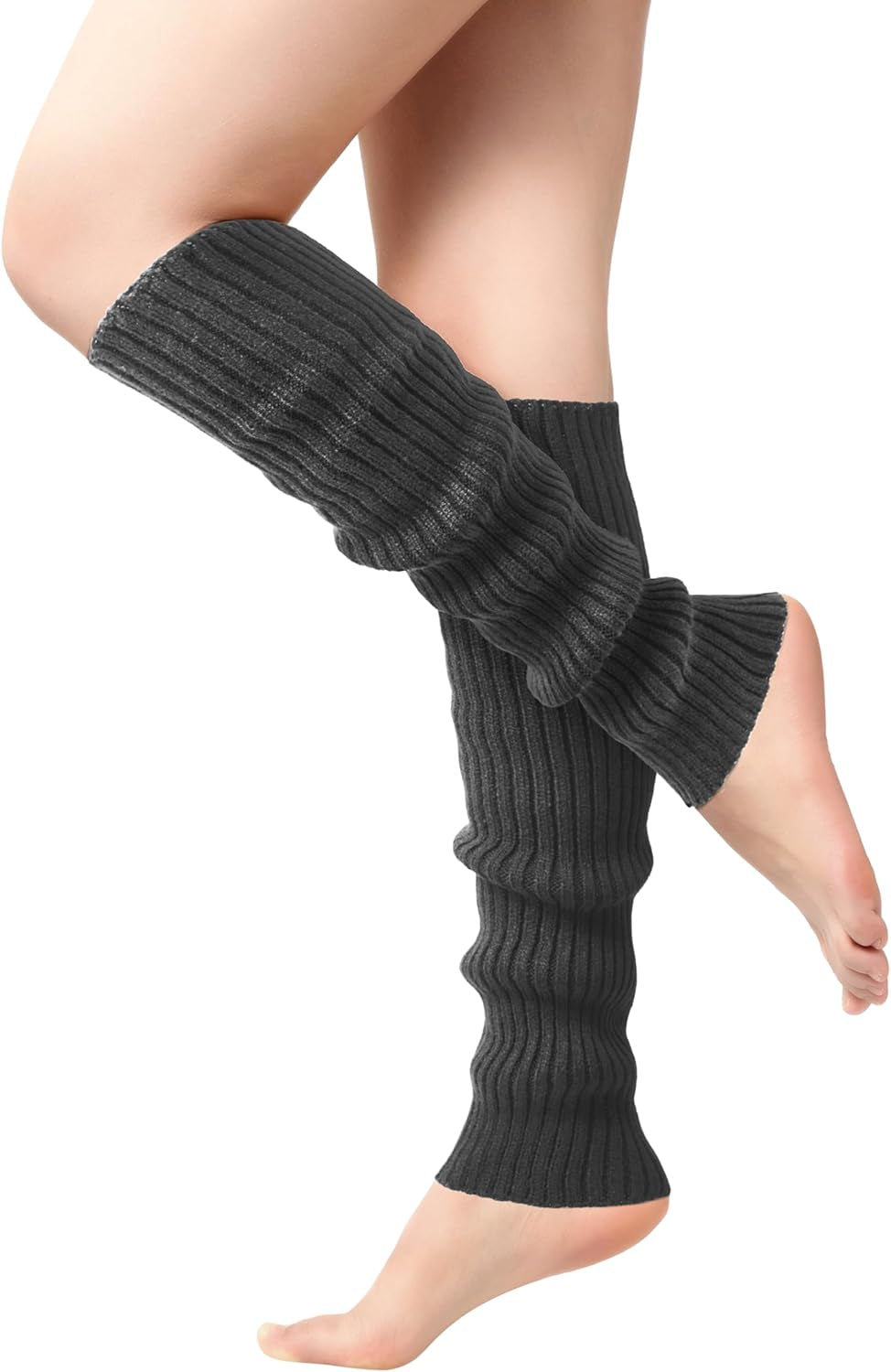 Leg Warmers for Women - Leg Warmers 80S Ribbed Knitted Long Socks for Yoga Party Sports Fashion Accessories