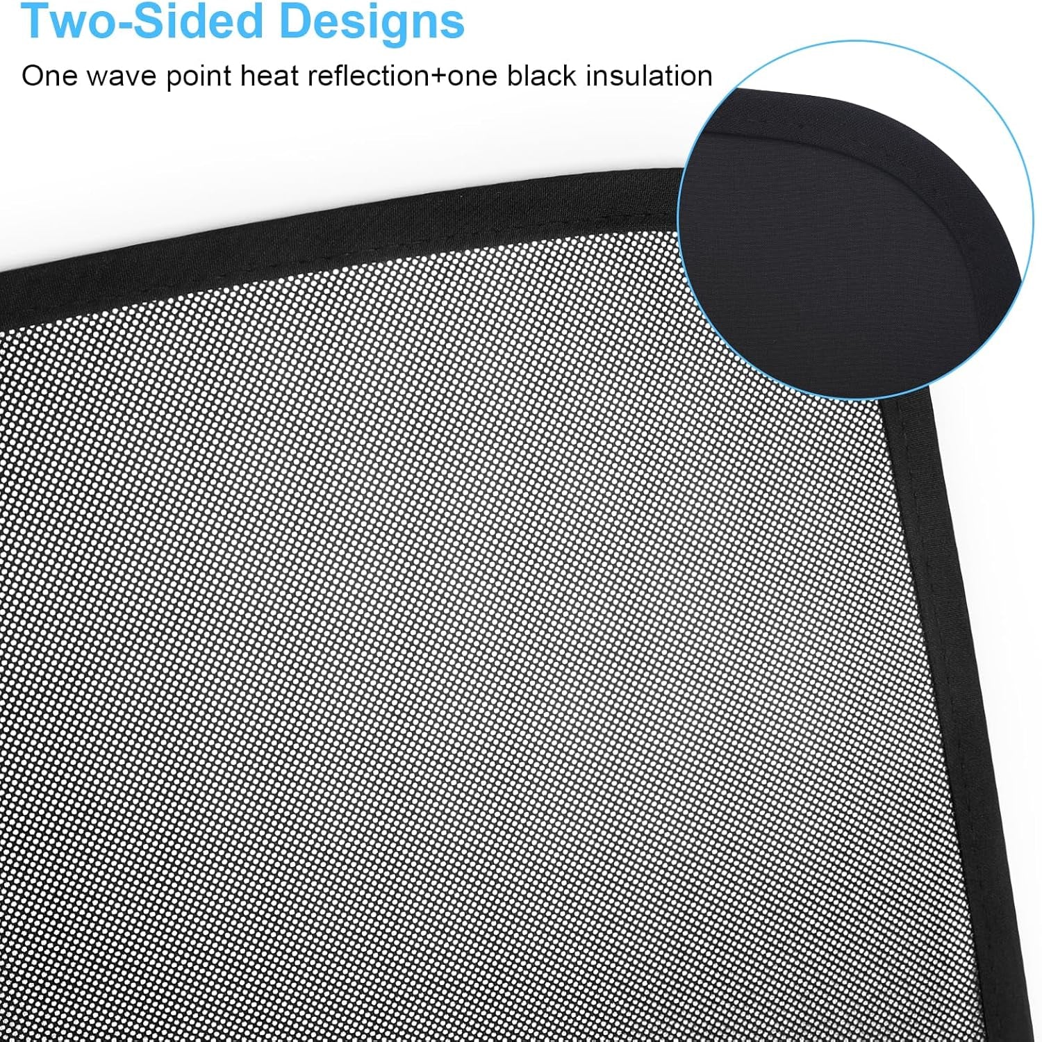 2024 Upgraded Roof Sunshade for Tesla Model 3 Accessories 2024 Visor Sunroof Sun Shade UV Reflector Reflective Covers Block Harmful UV Rays Glare Black