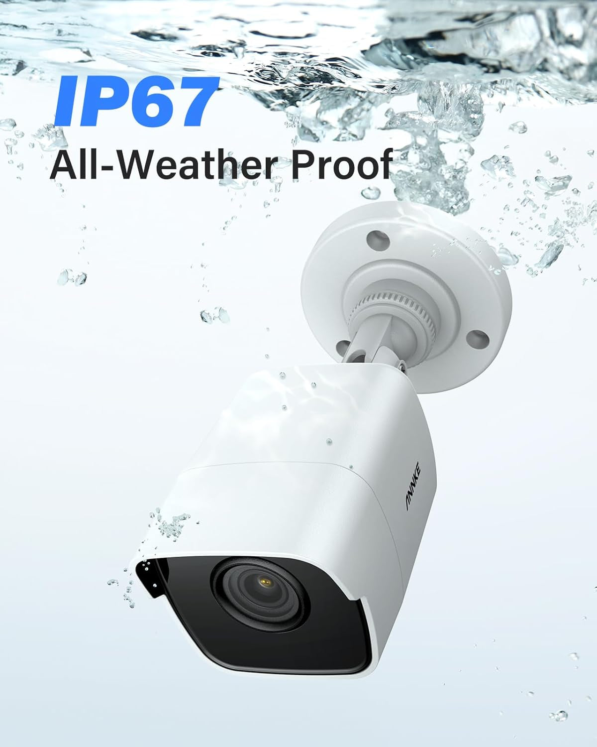 5MP Home Security Camera System with AI Human/Vehicle Detection, 8CH H.265+ DVR Recorder with 4X 5MP (2560TVL) Wired IP67 Outdoor CCTV Cameras, 100 Ft EXIR Night Vision with Smart IR & WDR TRUCK DRIVER