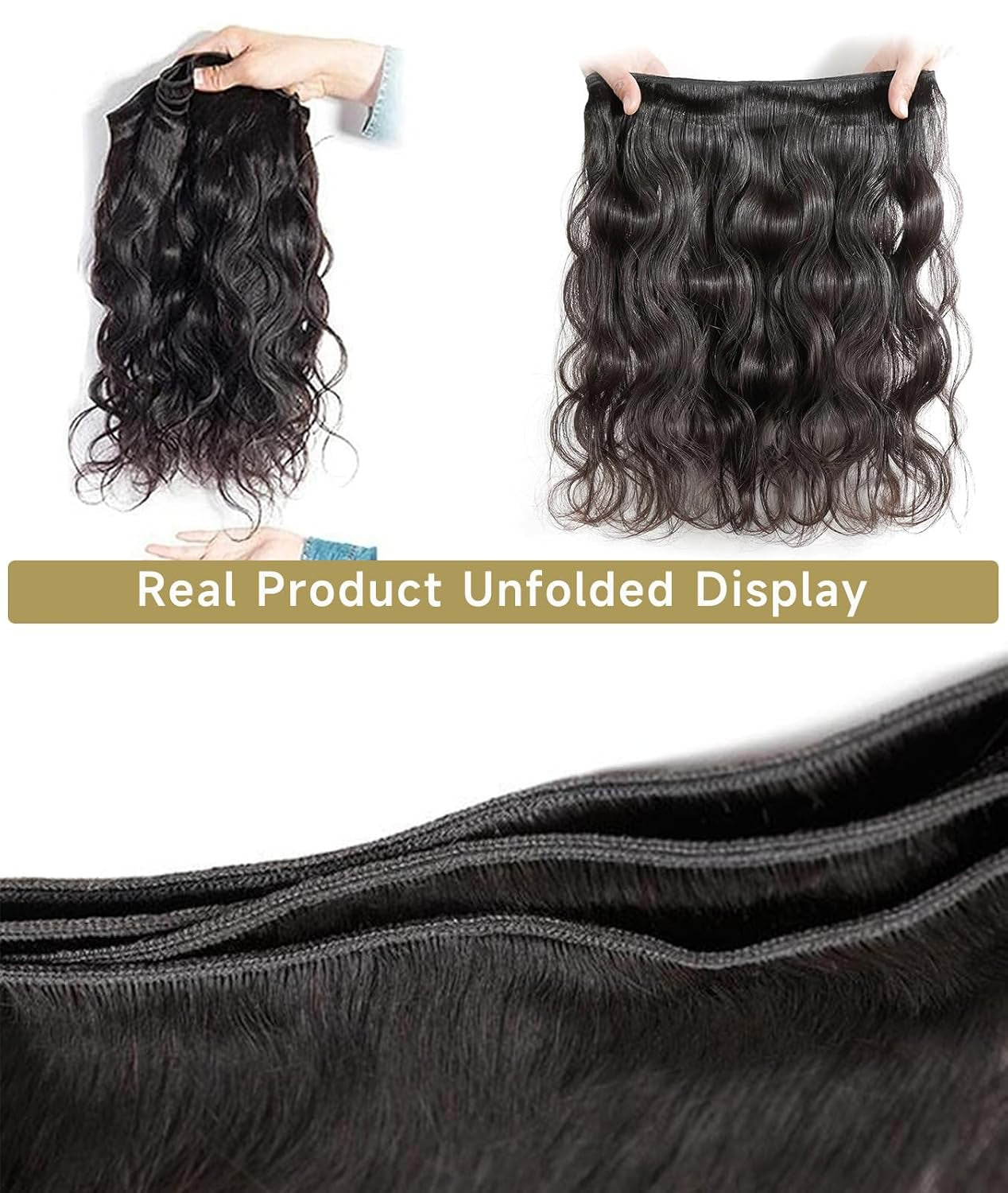 Bundles Human Hair Body Wave 20 Inch 1 Bundles Deals 16A 100% Unprocessed Brazilian Virgin Hair Hair Extensions Weave Human Hair Raw Bundles Natural Black