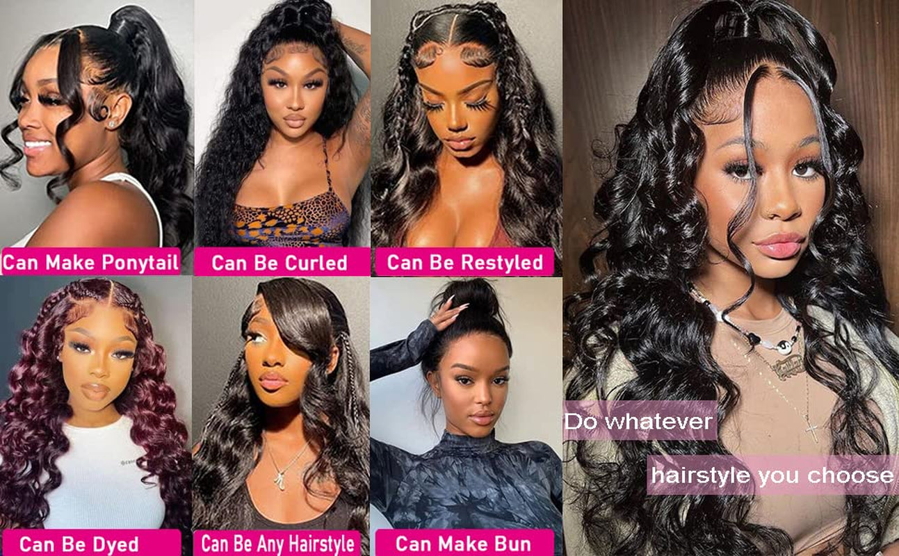 12A Free Part Ear to 13 X 4 Lace Frontal Closure Body Wave Transparent Frontals with Bangs Baby Hair Knots Can Be Bleached 100% Virgin Remy Human Natural Color (12, 13X4 Frontal)