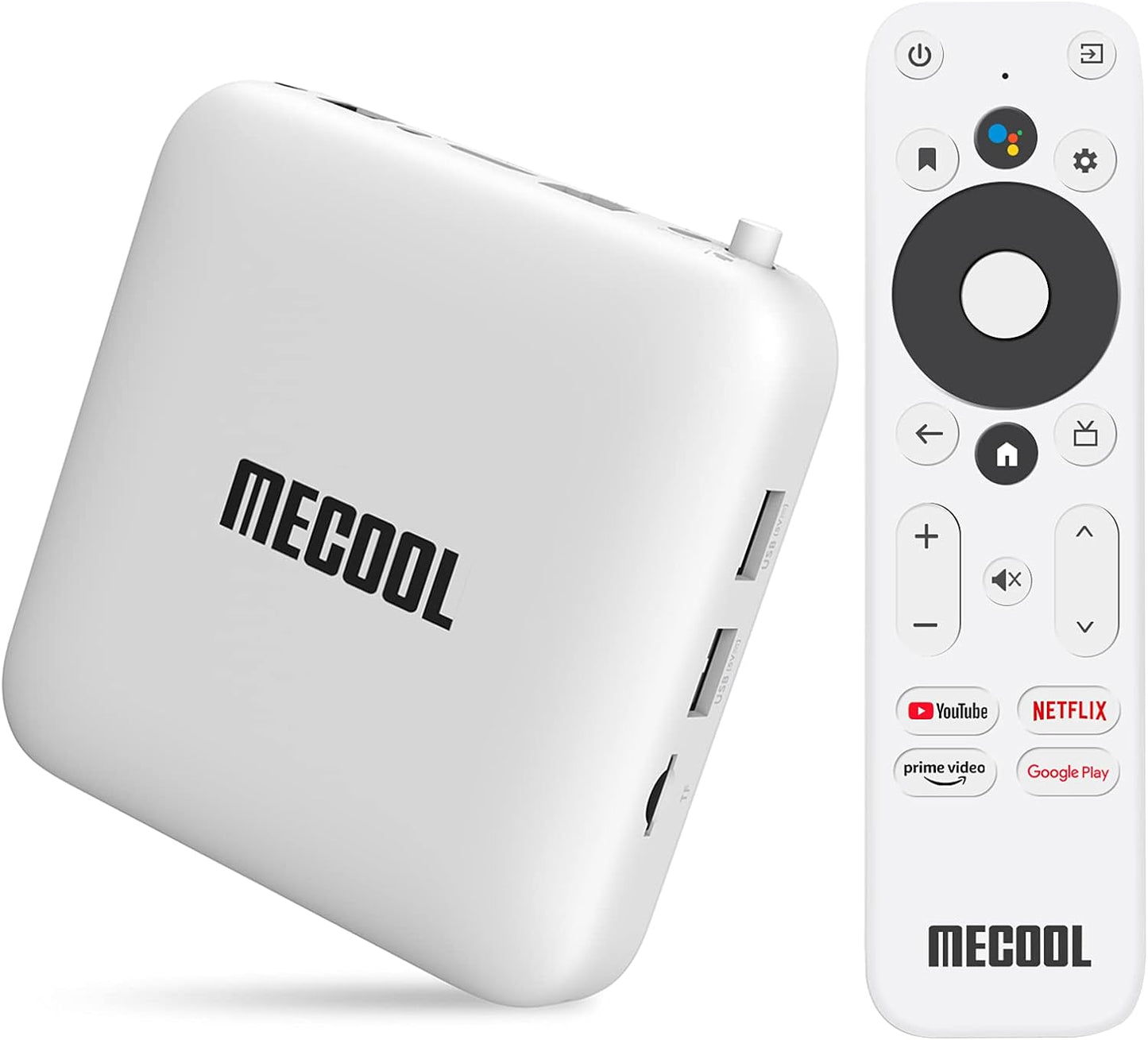 Android 10.0 TV Box, KM2 Smart TV Box Netflix Google Certified USB 3.0 Ultra 4K HDR 2GB 8GB Support 2.4G 5.0G Wifi BT 4.2 with Amlogic S905X2 Google Assistant Dolby Audio