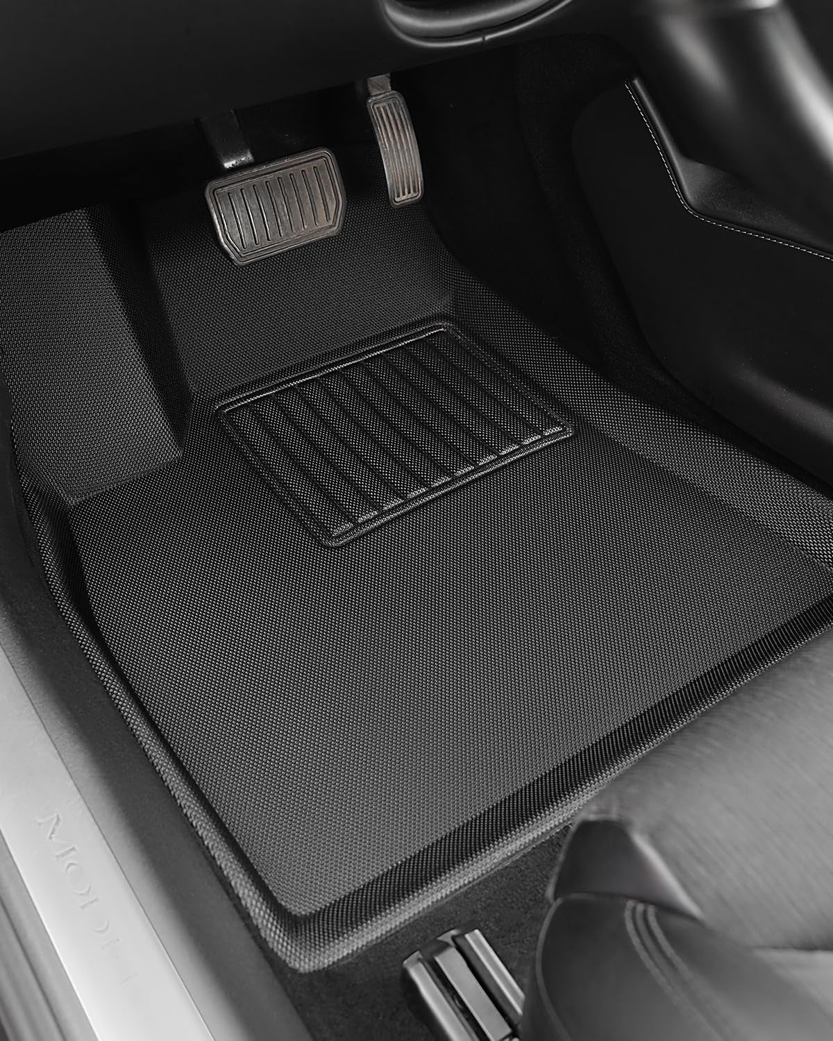 for Tesla Model S Floor Mats 2025 2024 2023 2022 2021, for Tesla Floor Mats Full Set All Weather Floor Mat Cargo Liner Trunk Interior- Custom Fit for Model S Accessories 2021-2025 (6 PCS)