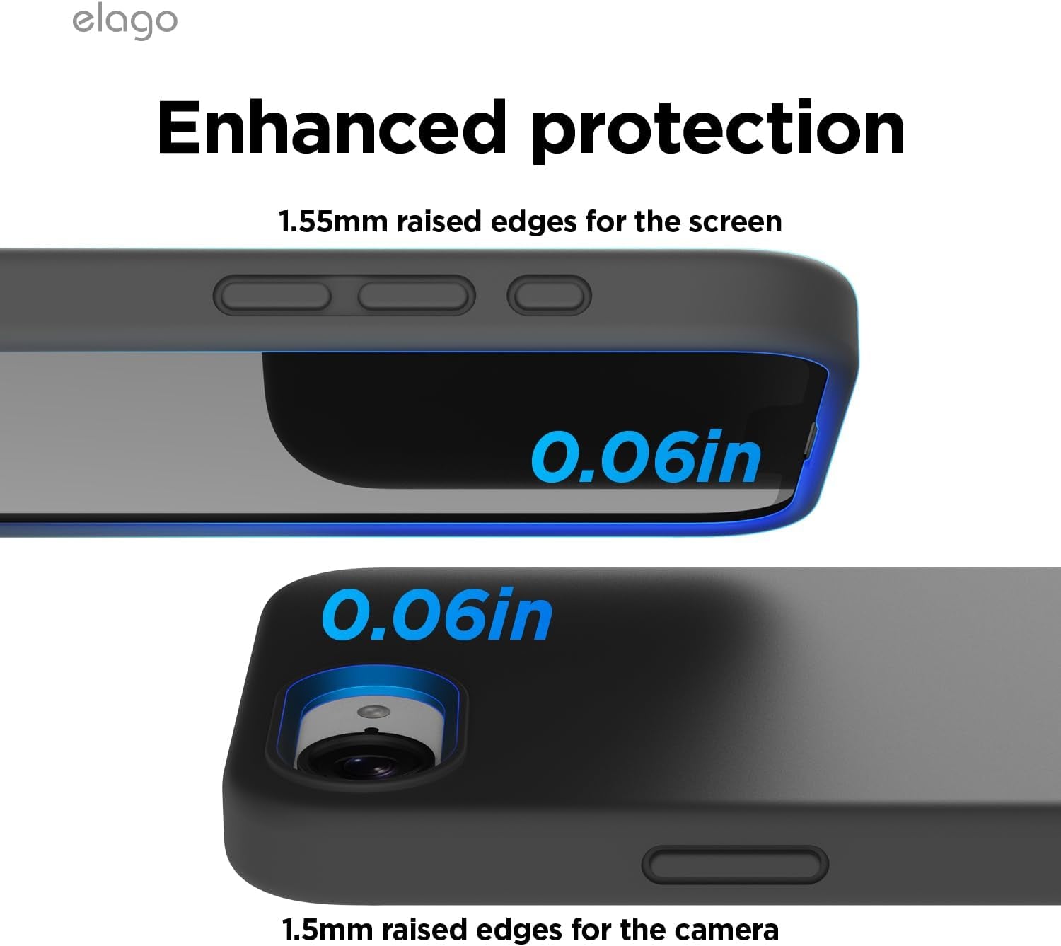 Magnetic Silicone Case Compatible with Iphone 16E Case Compatible with All Magsafe Accessories - Built-In Magnets, Soft Grip Silicone, Shockproof (Black)