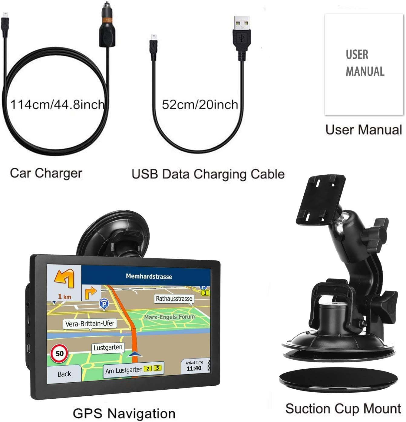 GPS Navigator for Car, Trucker Drivers Commercial 2025 Maps, 9 Inch Navigation System for Semi Truck, Lifetime Map Updates, Spoken Driver Alerts TRUCK DRIVER TRUCK DRIVER
