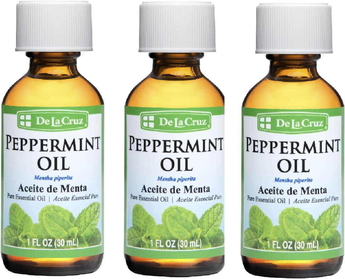 Peppermint Essential Oil - 100% Peppermint Oil for Aromatherapy - Steam Distilled - 1 Fl OZ TLBH