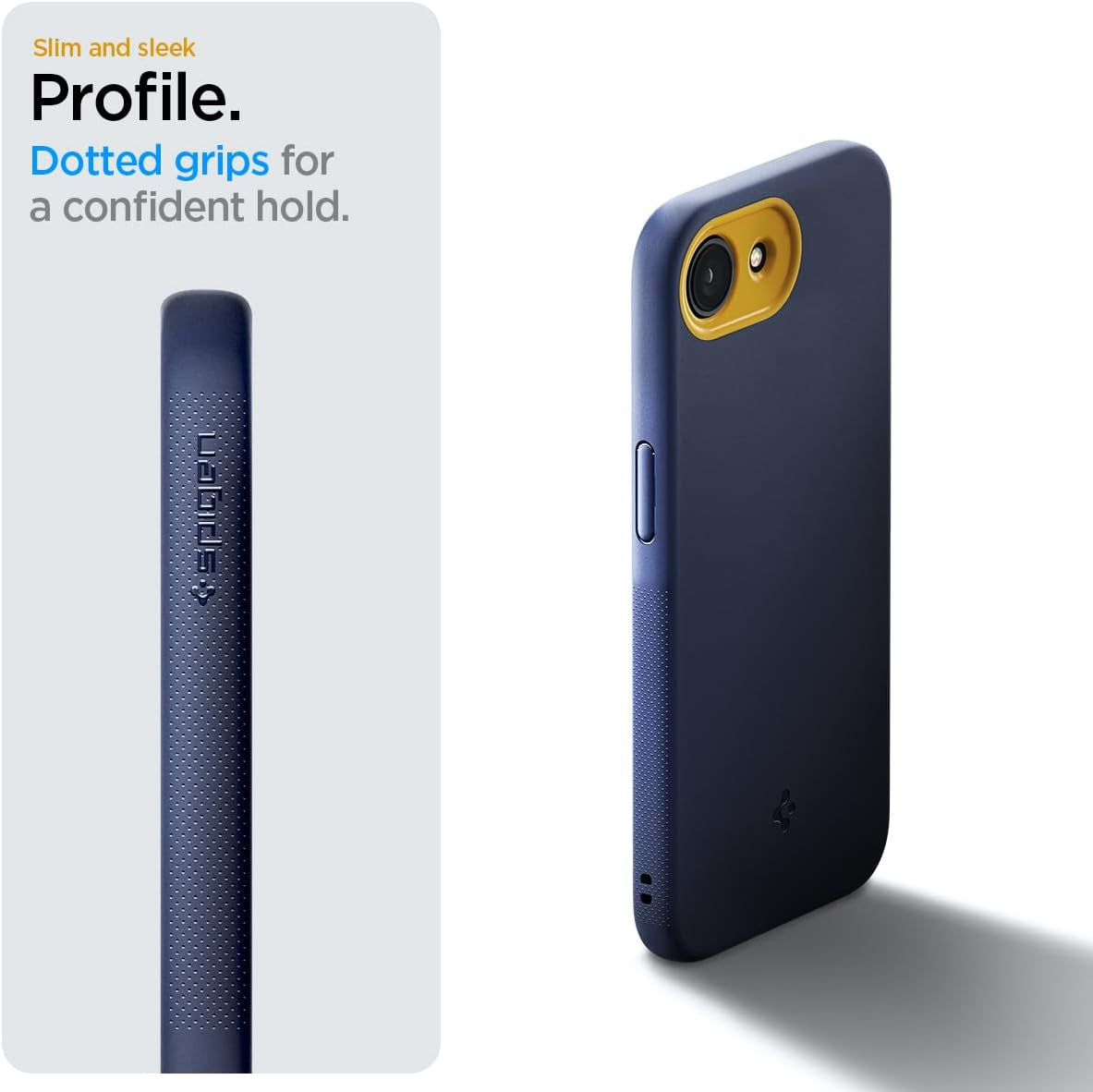 for Iphone 16E Case, Nano Pop Magfit [Compatible with Magsafe Accessories] [Military-Grade Protection] - Blueberry Navy