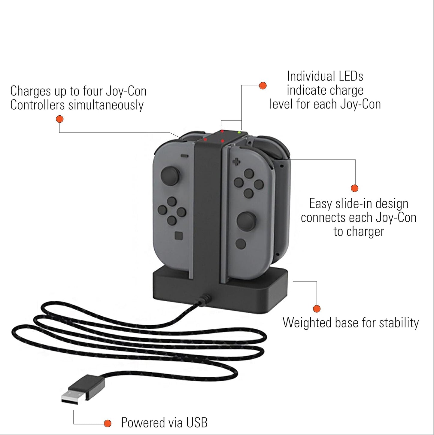 Joy-Con Charging Dock for Nintendo Switch