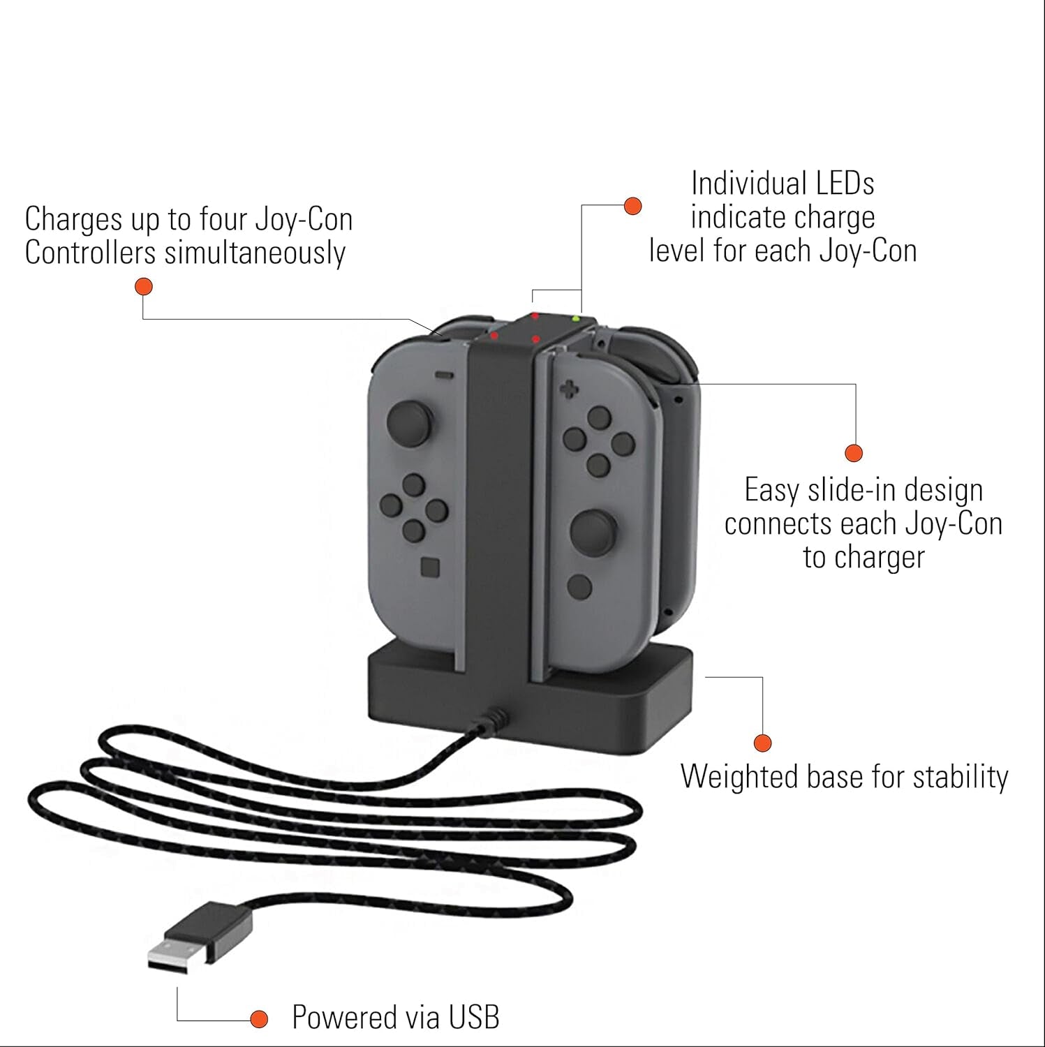 Joy-Con Charging Dock for Nintendo Switch