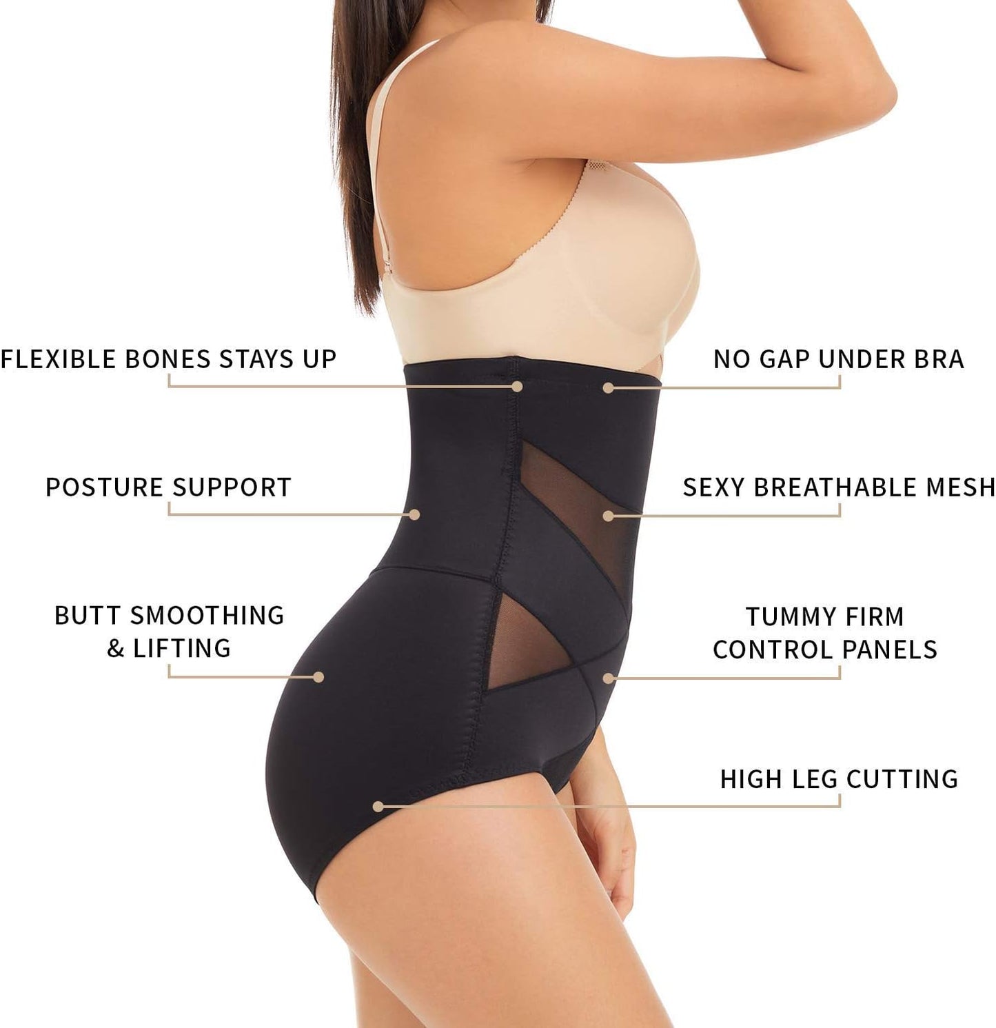 Shapewear for Women Tummy Control - Body Shaper Slimming Spanks