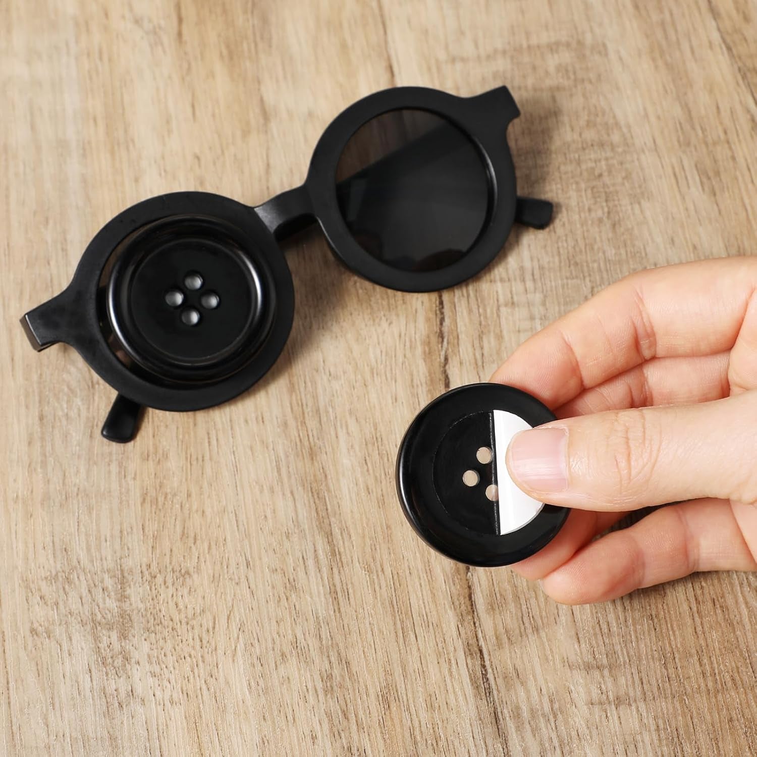 Halloween Glasses Plastic Sunglasses Picture Framing Supplies Dance Party Button Eyeglass Frame Costume Funny Props Atmosphere Novelty Favor Creative Shooting