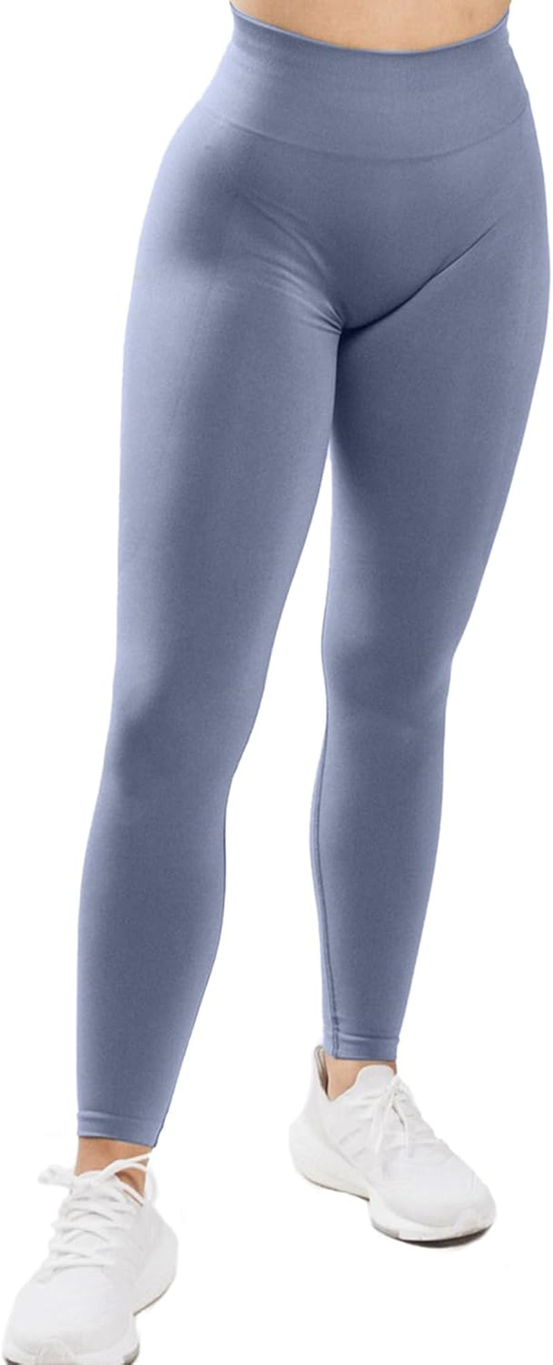 Scrunch Butt Lifting Leggings for Women Seamless Tie Dye High Waist Yoga Pants Workout with Ribbed and Smile Contour