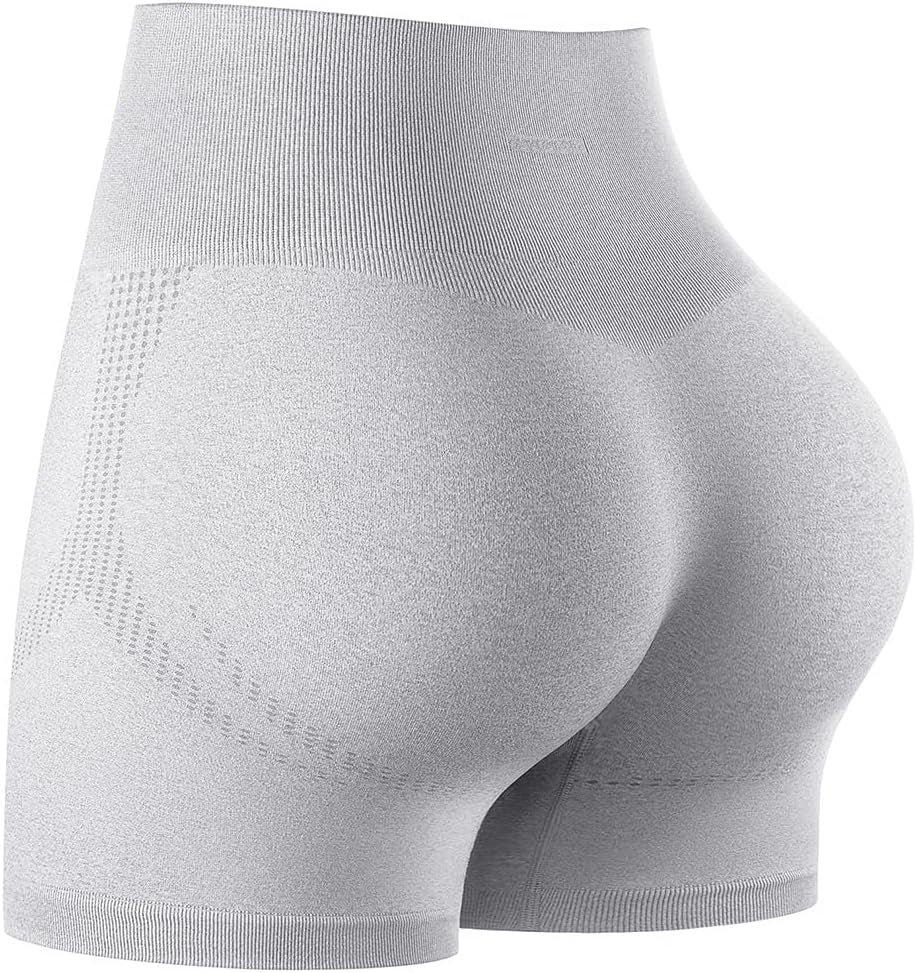 Spandex Shorts Women High Waisted Biker Shorts 5" Workout Yoga Compression Novelty Shorts for Gym Running Size Small