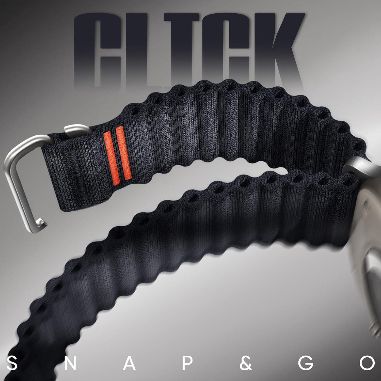 Sport Bands Compatible for Apple Watch Ultra Band 49Mm 46Mm 45Mm 44Mm 42Mm Men Women, Stretchy Nylon Loop Adjustable Strap with S-Hook for Iwatch Ultra SE Series 10 9 8 7 6 5 4 3