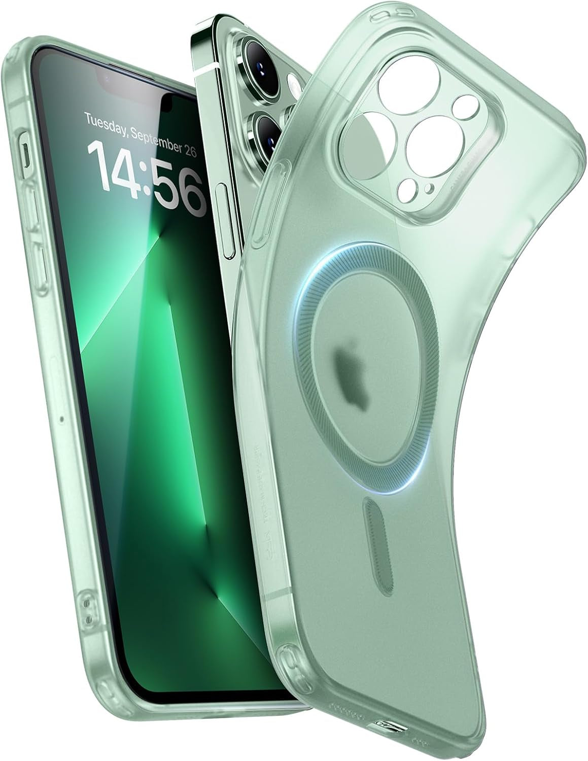 for Iphone 16E Case, for Iphone SE 4 Case Compatible with Magsafe, Camera Protection, Shockproof Thin Cover, Resists Yellowing Scratches, Magnetic Iphone Case for 16E, Zero Series,Frosted Black