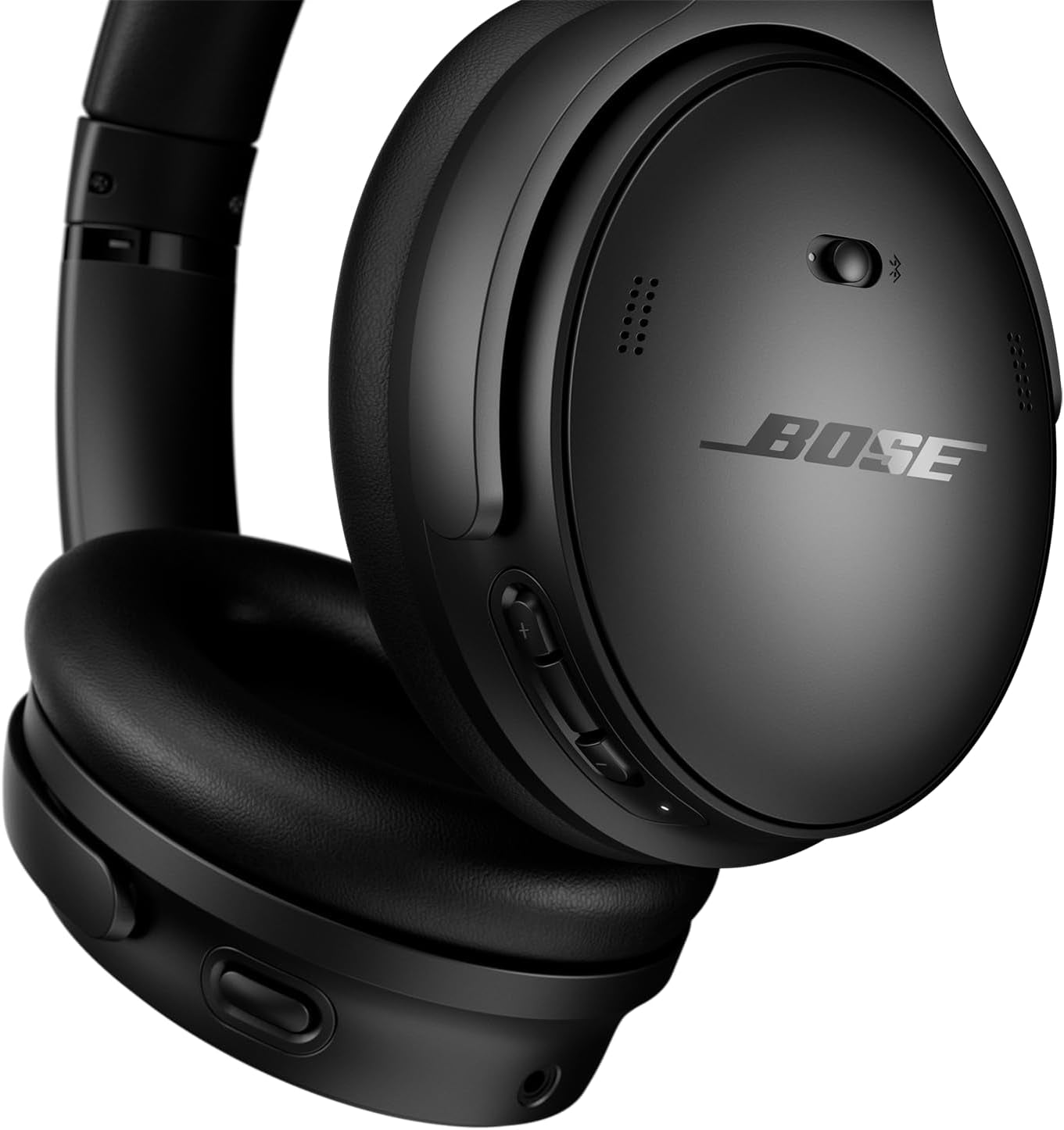 Quietcomfort Wireless Noise Cancelling Headphones, Bluetooth over Ear Headphones with up to 24 Hours of Battery Life, Black (Renewed)