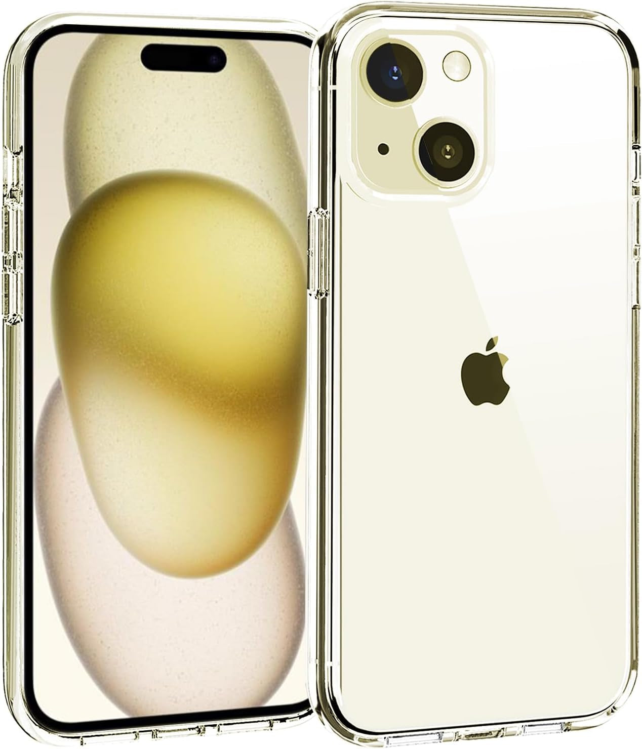 Phone Case Compatible with Iphone 16E 2025, Clear Case Shockproof Protective Bumper Slim Cover for 6.1 Inch