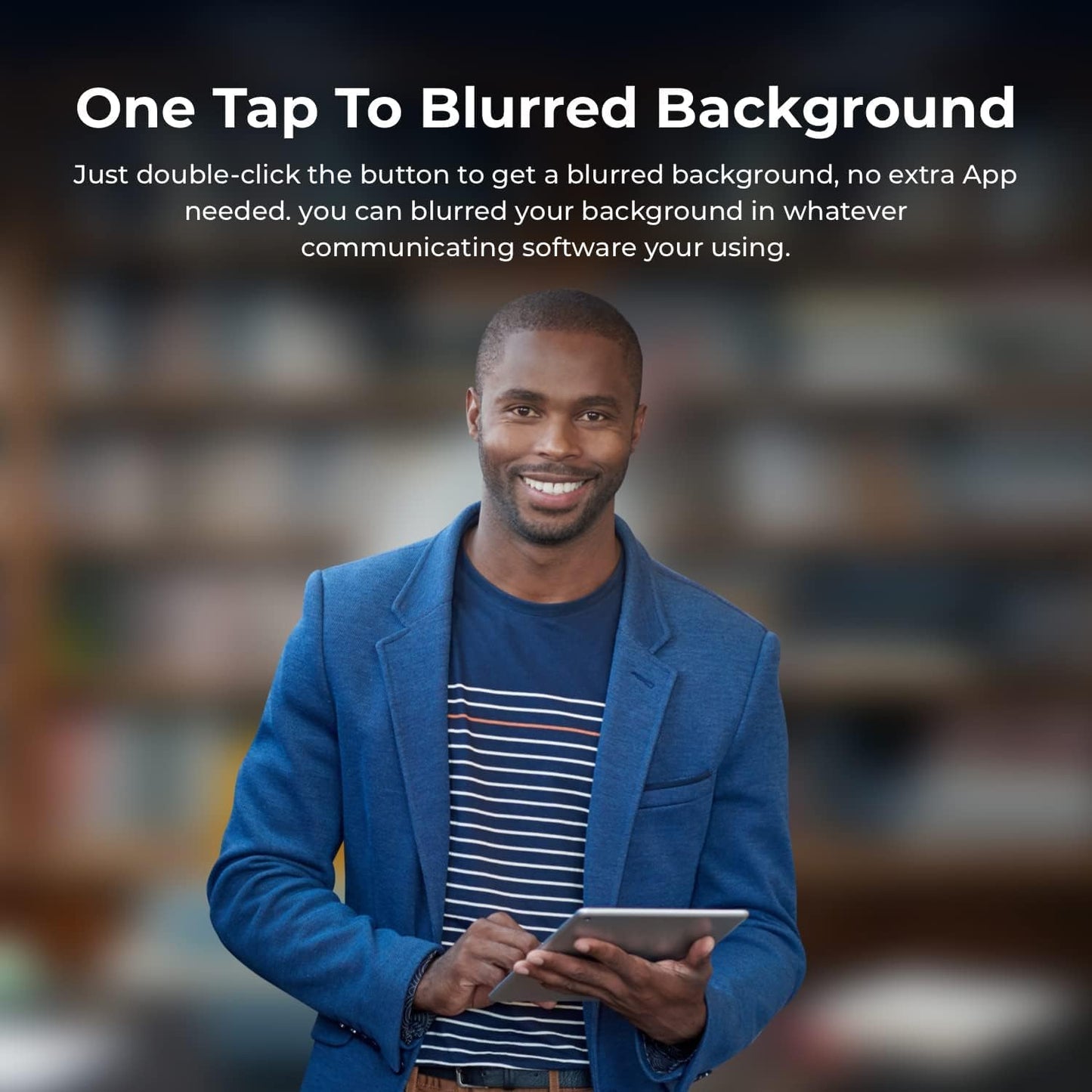 Meet Ai-Powered 4K Webcam, AI Framing & Autofocus, Webcam with Microphone, Background Bokeh, 60 FPS, HDR Low-Light Correction, Beauty Mode, Webcam for PC, Streaming, Conference, Gaming, Etc.