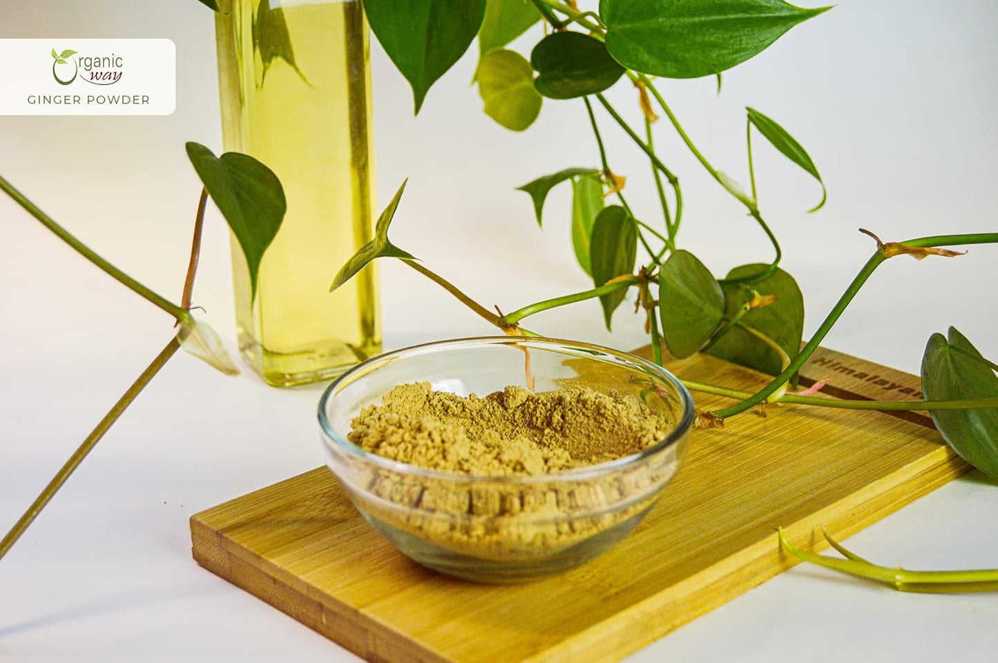 Ginger Root Powder (Zingiber Officinale Roscoe) - Kosher & USDA Certified | Non-Gmo & Gluten Free | Tested for Heavy Metal and Purity | Resealable Bag | 100% Raw from India (1/2LBS / 8Oz.) TLBH