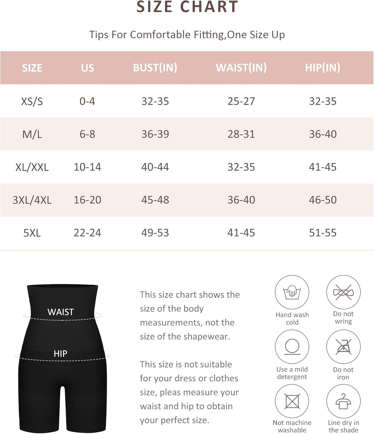 Tummy Control Shapewear for Women High Waist Body Shaper Shorts Butt Lifting Control Panties