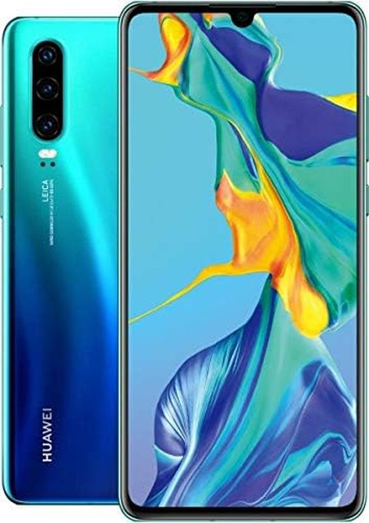P30 ELE-L29 128GB Hybrid Dual Sim Unlocked GSM Phone W/Triple (40 MP + 16 MP + 8 MP) Camera - Aurora