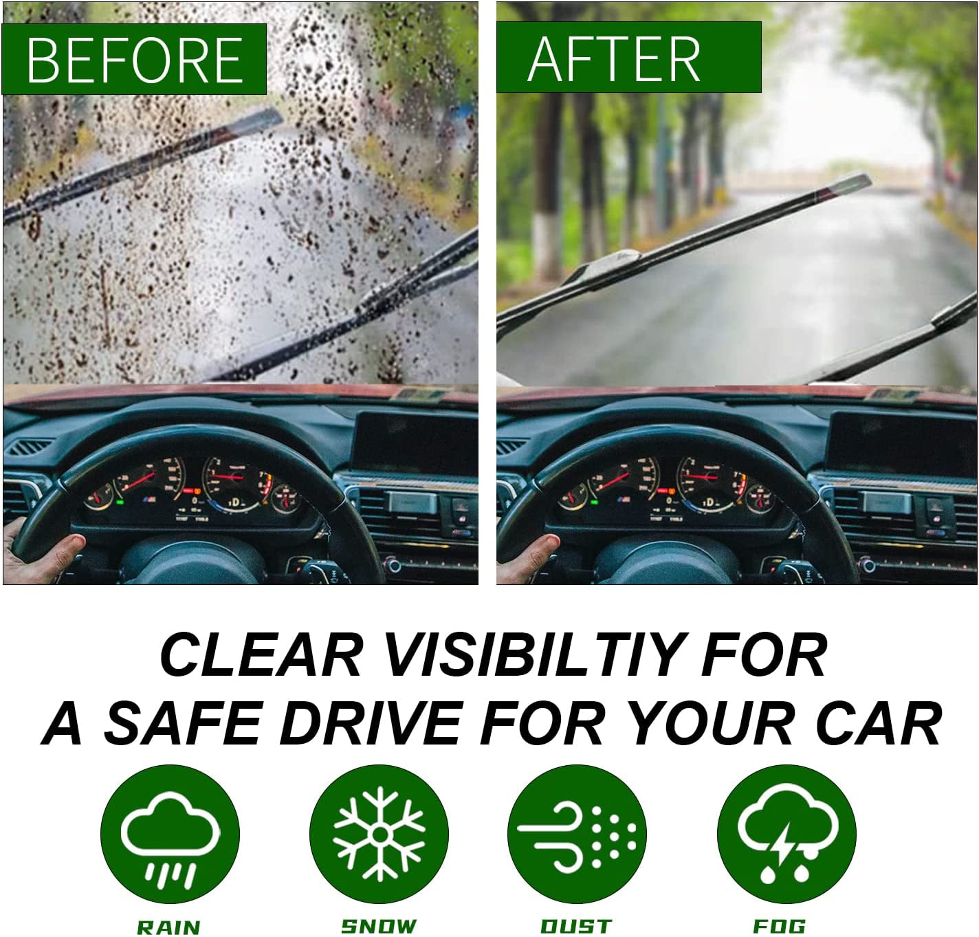 2 Factory Wiper Blades Replacement for Tesla Model 3 2017-2021 & Model Y 2020-2021 Original Equipment Windshield Wiper Blades Set 26"+19" (Set of 2) Top Lock