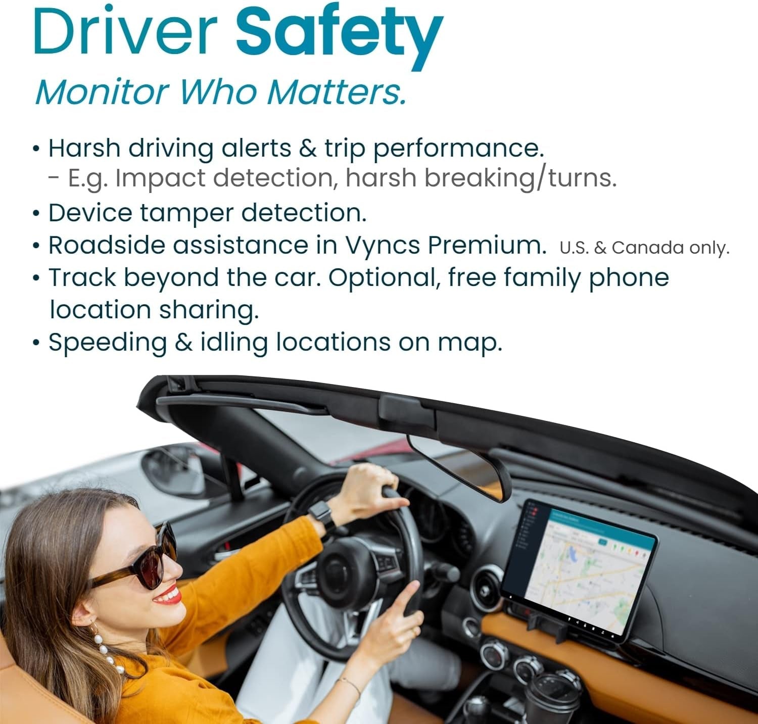 - GPS Tracker for Vehicles, [No Monthly Fee], 4G LTE, Vehicle Location, Trip History, Driving Alerts, Geofence, Fuel Economy, OBD Fault Codes, Usa-Developed, Family or Fleets TRUCK DRIVER