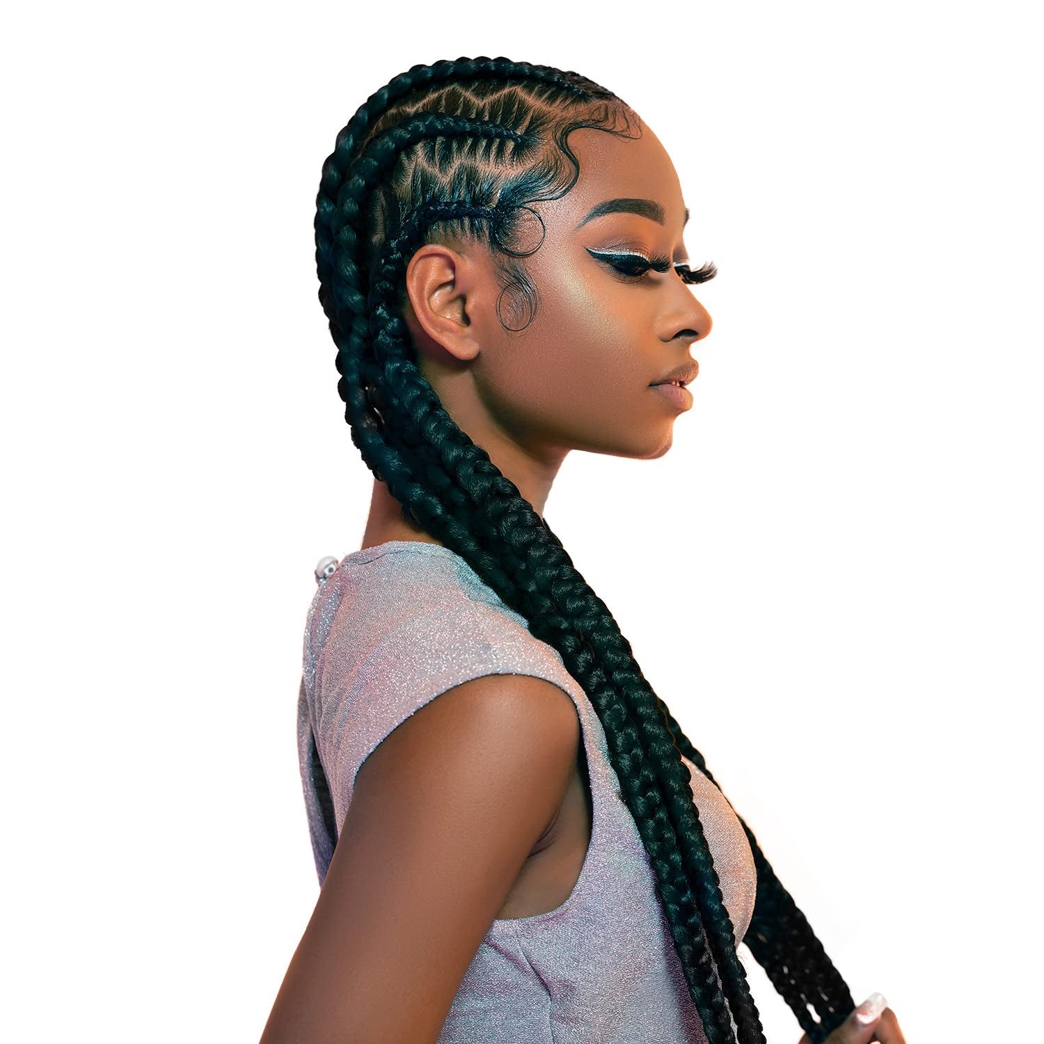 Braids African Collection 6X X-Pression Pre-Stretched Braid 58" (1-PACK, SM1B/30)