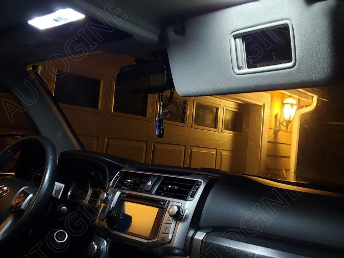 White LED Interior Lights Kit for Toyota RAV4 2016 2017 2018 2019 2020 2021 2022 Super Bright 6000K Interior LED Lights Bulbs Package + Install Tool