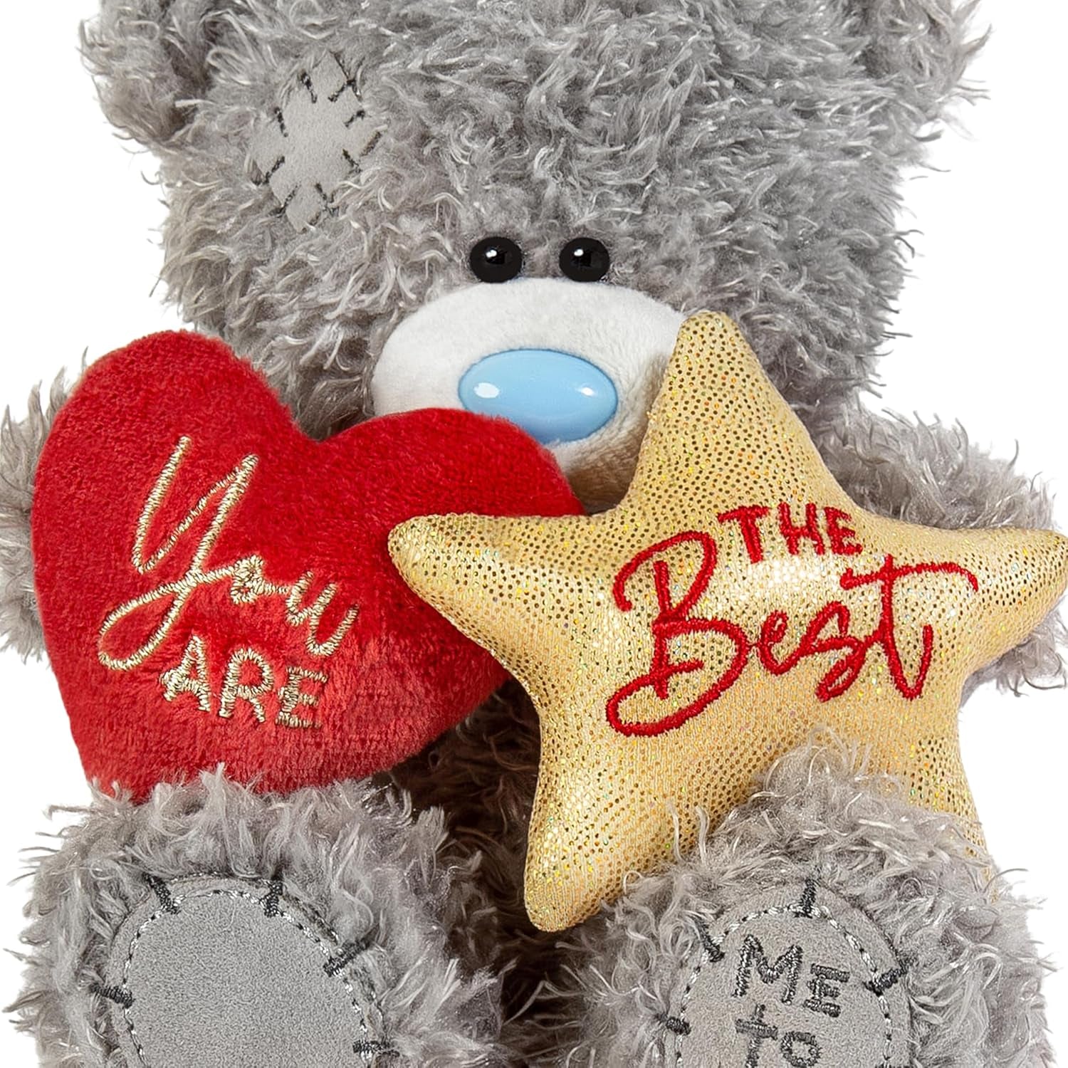 Me to You Tatty Teddy 'You Are the Best' 15Cm Bear - Official Valentine'S Day Collection, Grey UK UK
