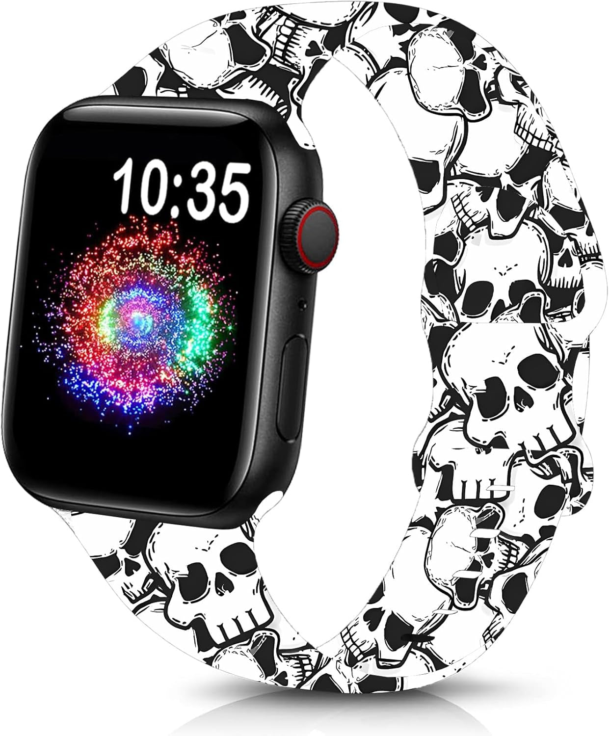 Cute Sport Wristband Compatible with Apple Watch Band 40Mm 44Mm 46Mm 41Mm 45Mm 38Mm 42Mm 49Mm,Soft Silicone Replacement Strap for Iwatch Series 10 9 Ultra SE 8 7 6 5 4 3 2 1 for Women Men