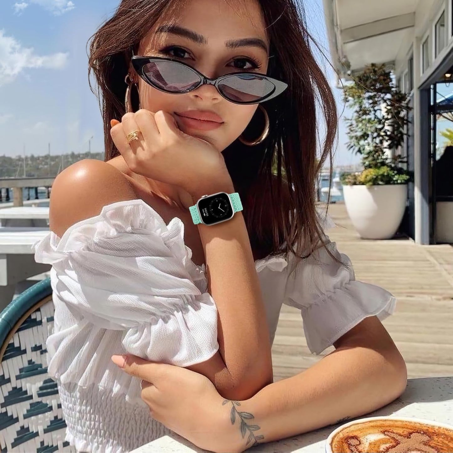Braided Solo Loop Compatible with Apple Watch Series 10 Band 42Mm 41Mm 40Mm 38Mm Women, Adjustable Stretchy Nylon Solace Band Elastic Sport Wristband Strap for Iwatch Series 9 8 7 6 5 4 3 2 1