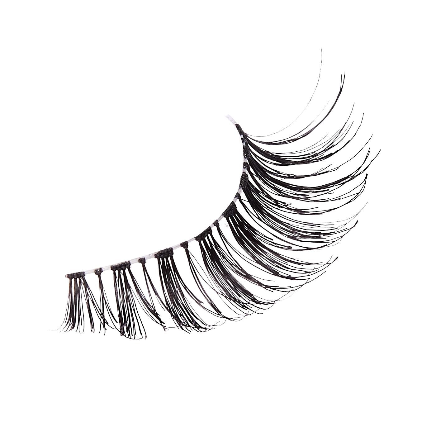 so Wispy, False Eyelashes, 'Style #11', 12 Mm, Includes 5 Pairs of Lashes, Contact Lens Friendly, Easy to Apply, Reusable Strip Lashes, Glue On, Mulitpack