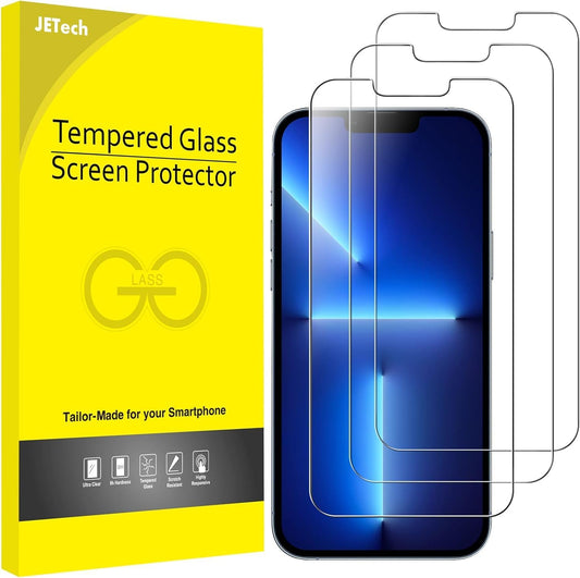 Screen Protector for Iphone 16E 2025, Iphone 13/13 Pro 6.1-Inch, Tempered Glass Film, 3-Pack