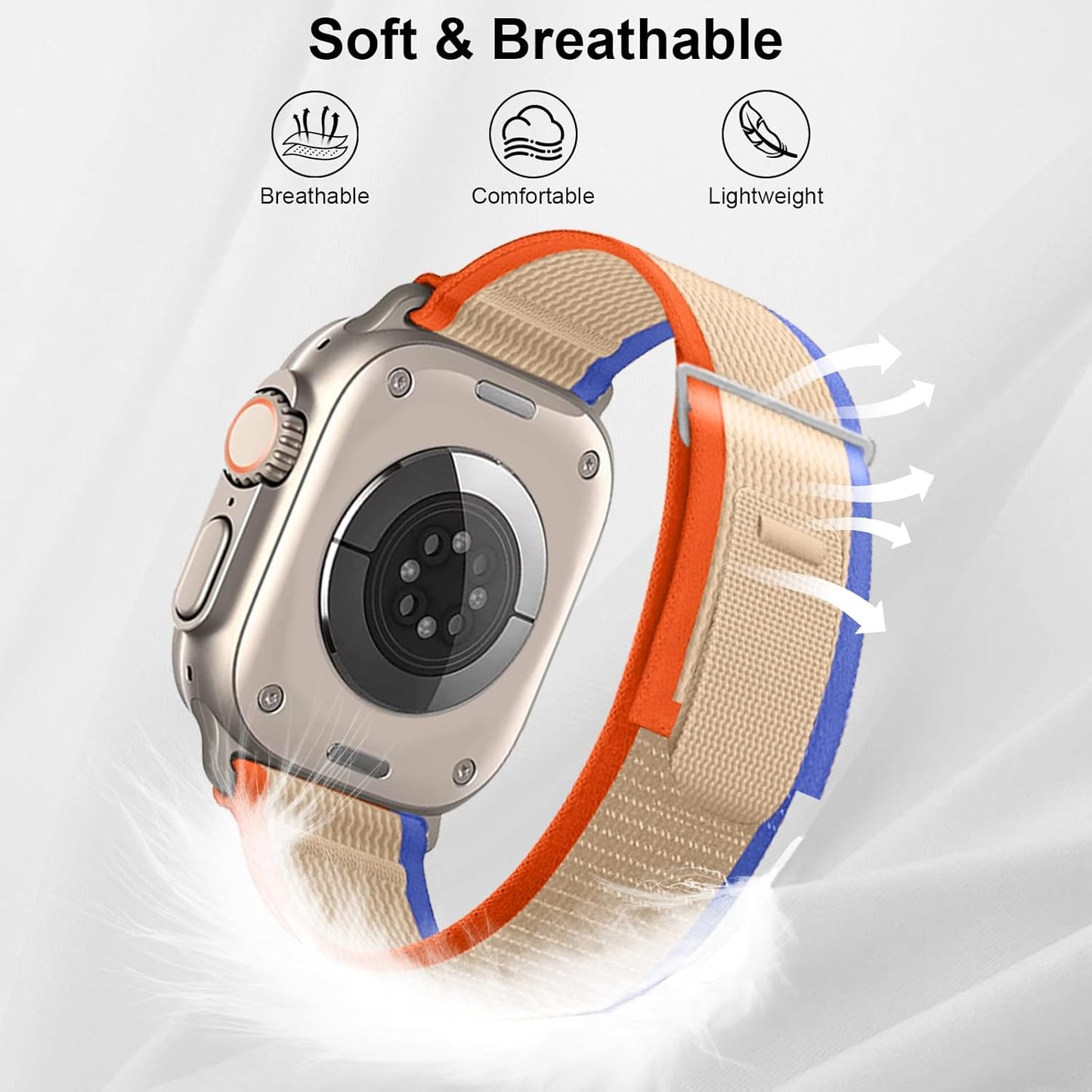 Compatible with Apple Watch Ultra Band 49Mm 46Mm 45Mm 44Mm 42Mm Men Women, Trail Loop+Alpine Loop Apple Watch Band for Iwatch Series 10/9/8/7/6/5/4/3/2/1/Se/Ultra/Ultra 2